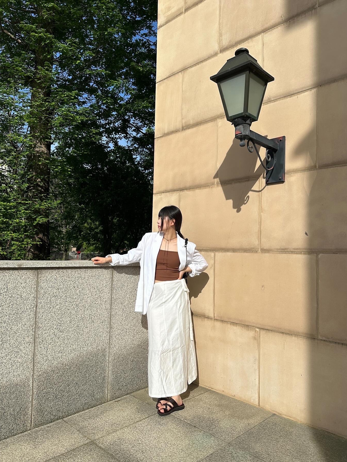 Jerusalem Sandals No.8 The Good Shepherd Brown 착용 스타일 - 4
