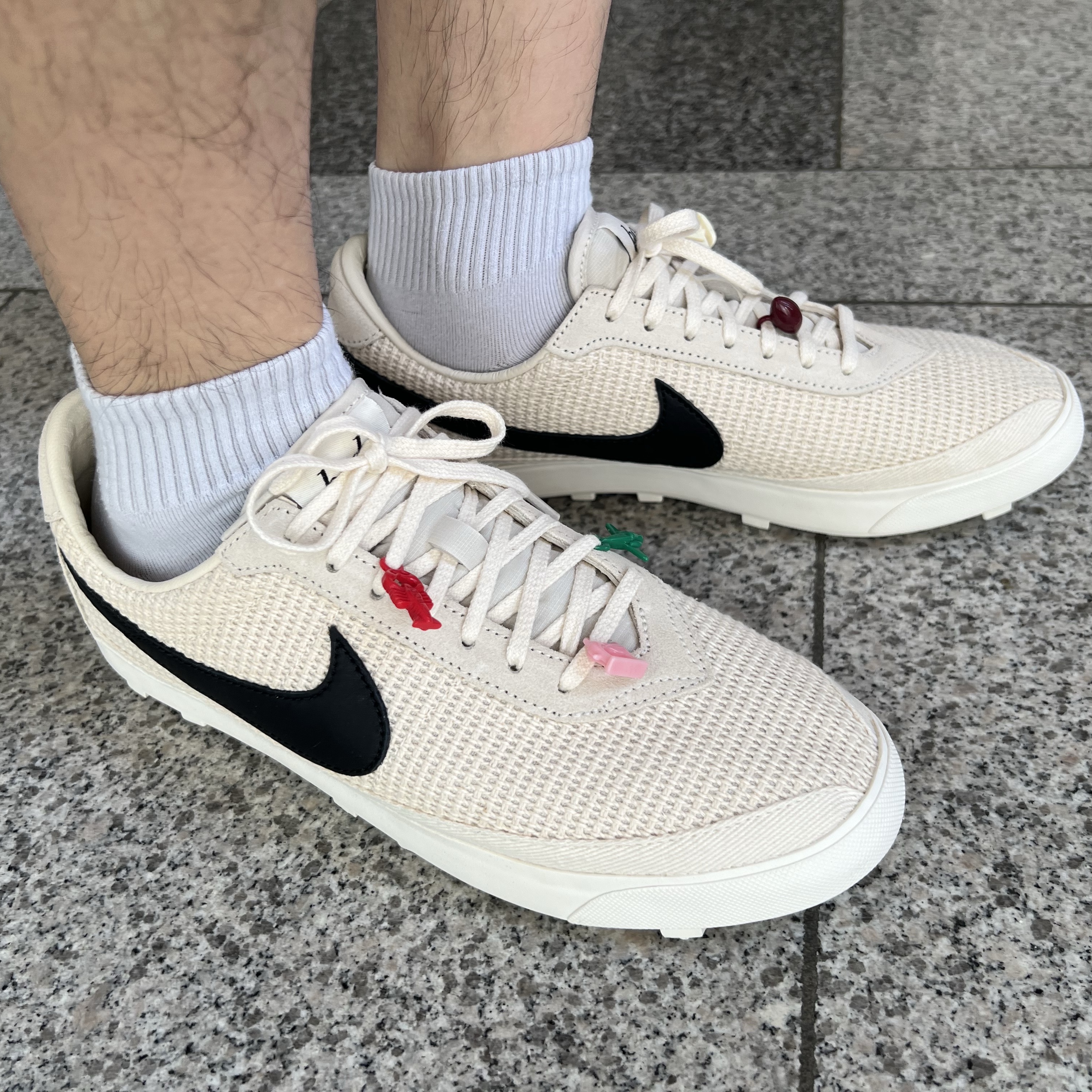 Nike x Bode Astrograbber SP Light Cream and Black 착용 스타일 - 2