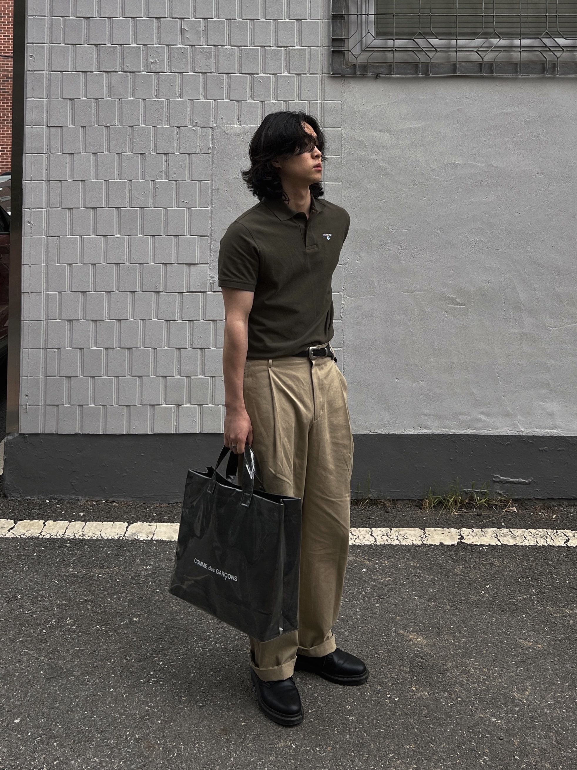 Dr. Martens 1461 Mono Black 착용 스타일 - 1