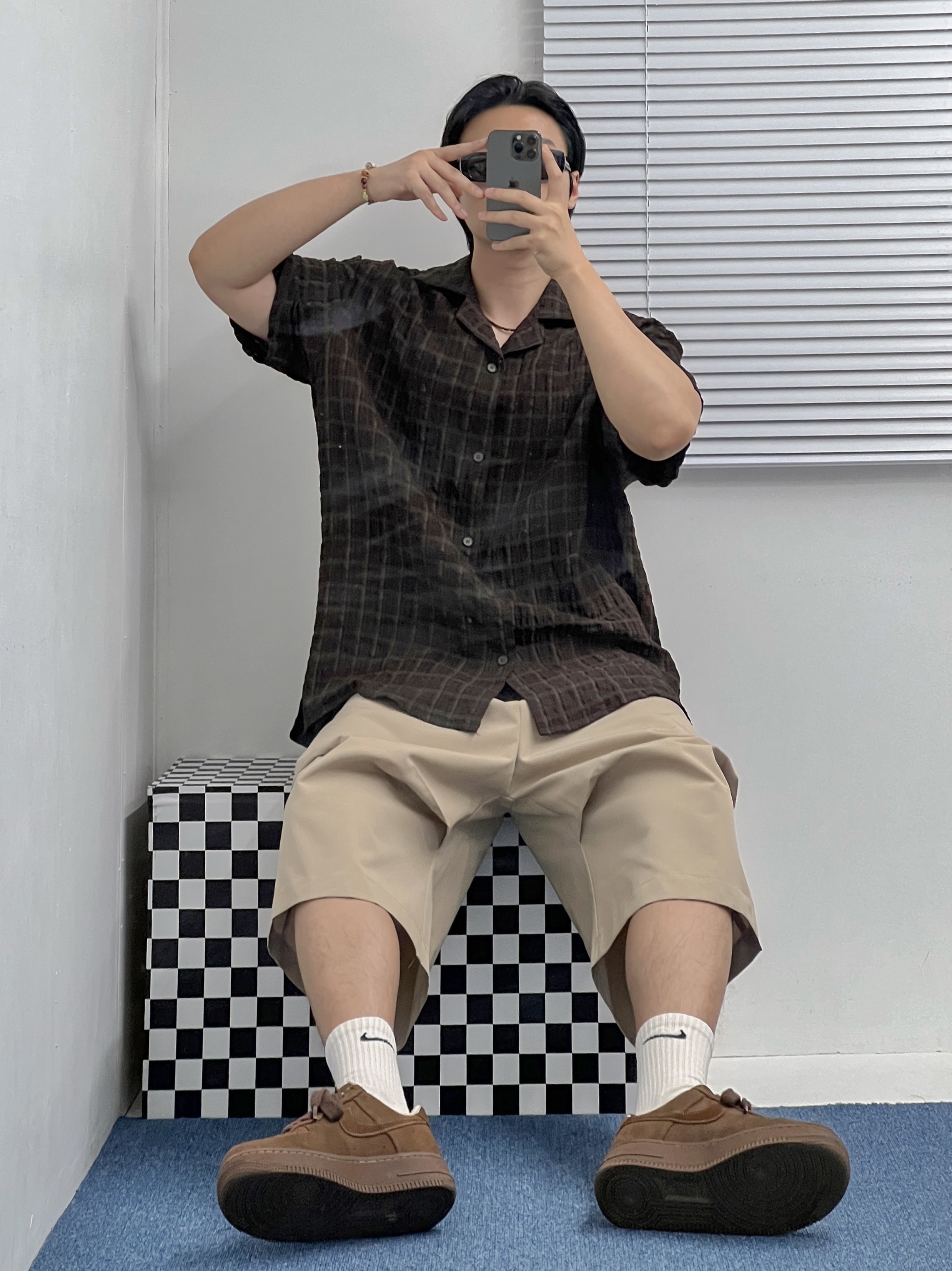 (W) Nike Air Force 1 '07 Cacao Wow 착용 스타일 - 2