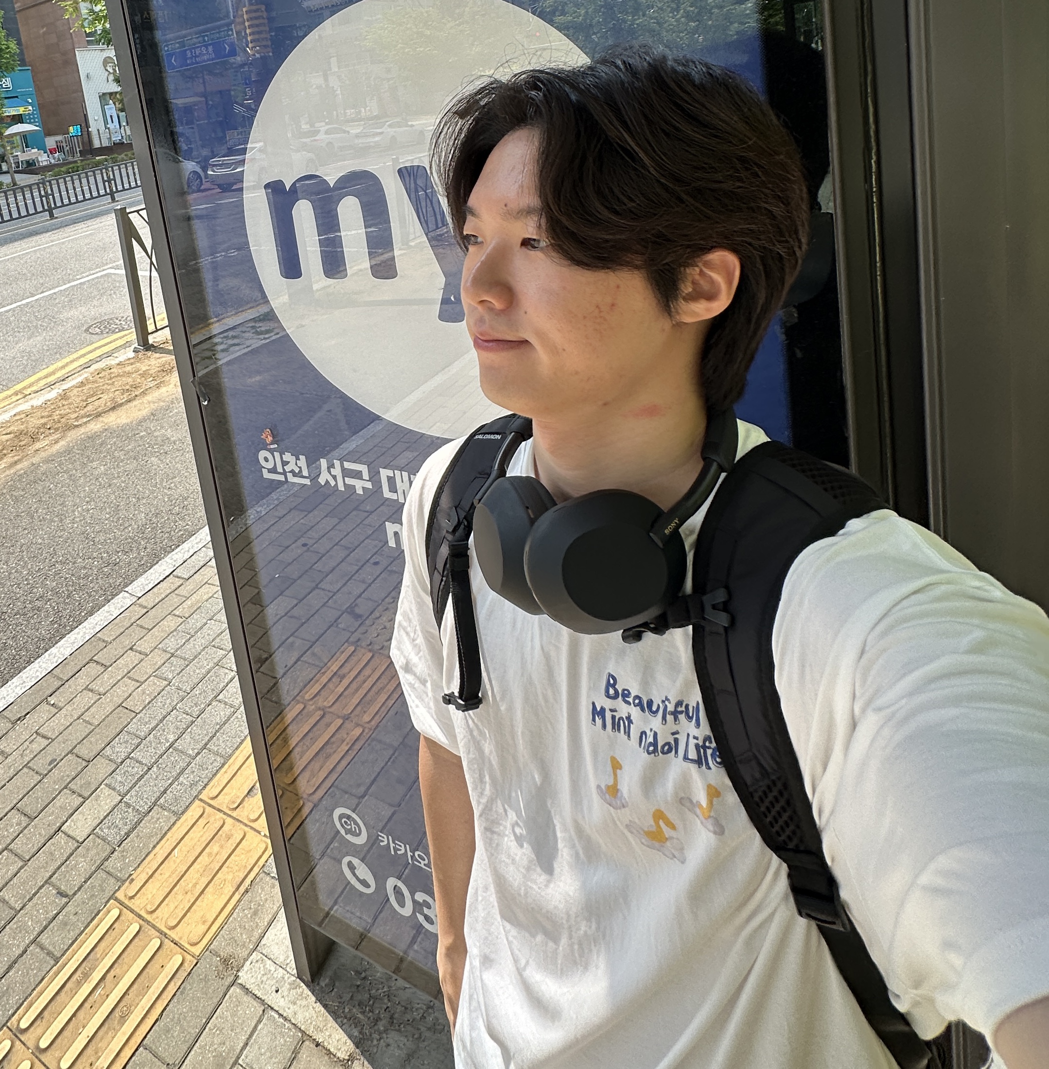 Sony WH-1000XM5 Black (Sony Korea Ver.) 착용 스타일
