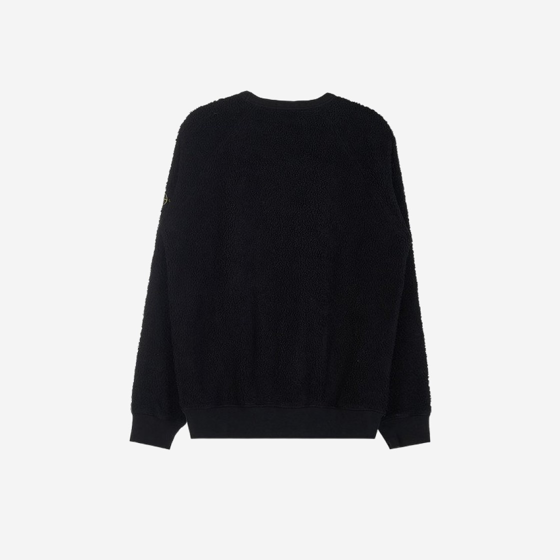 (Kids) Stone Island 60143 Terry Cotton Pile Garment Dyed Crewneck Sweatshirt Black - 22FW 상세 이미지 2