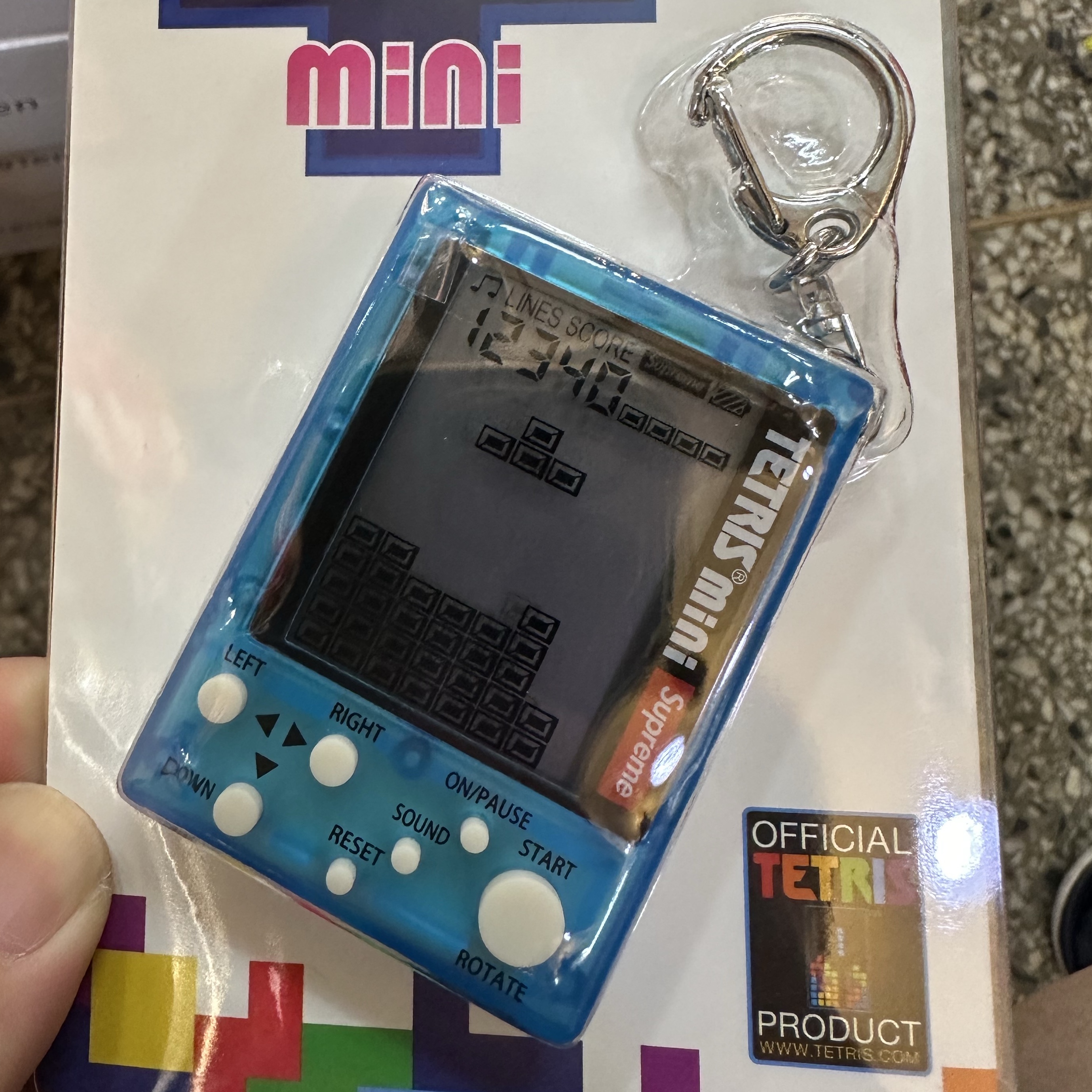 Supreme x Tetris Mini Blue - 24SS (Korean Ver.) 착용 스타일