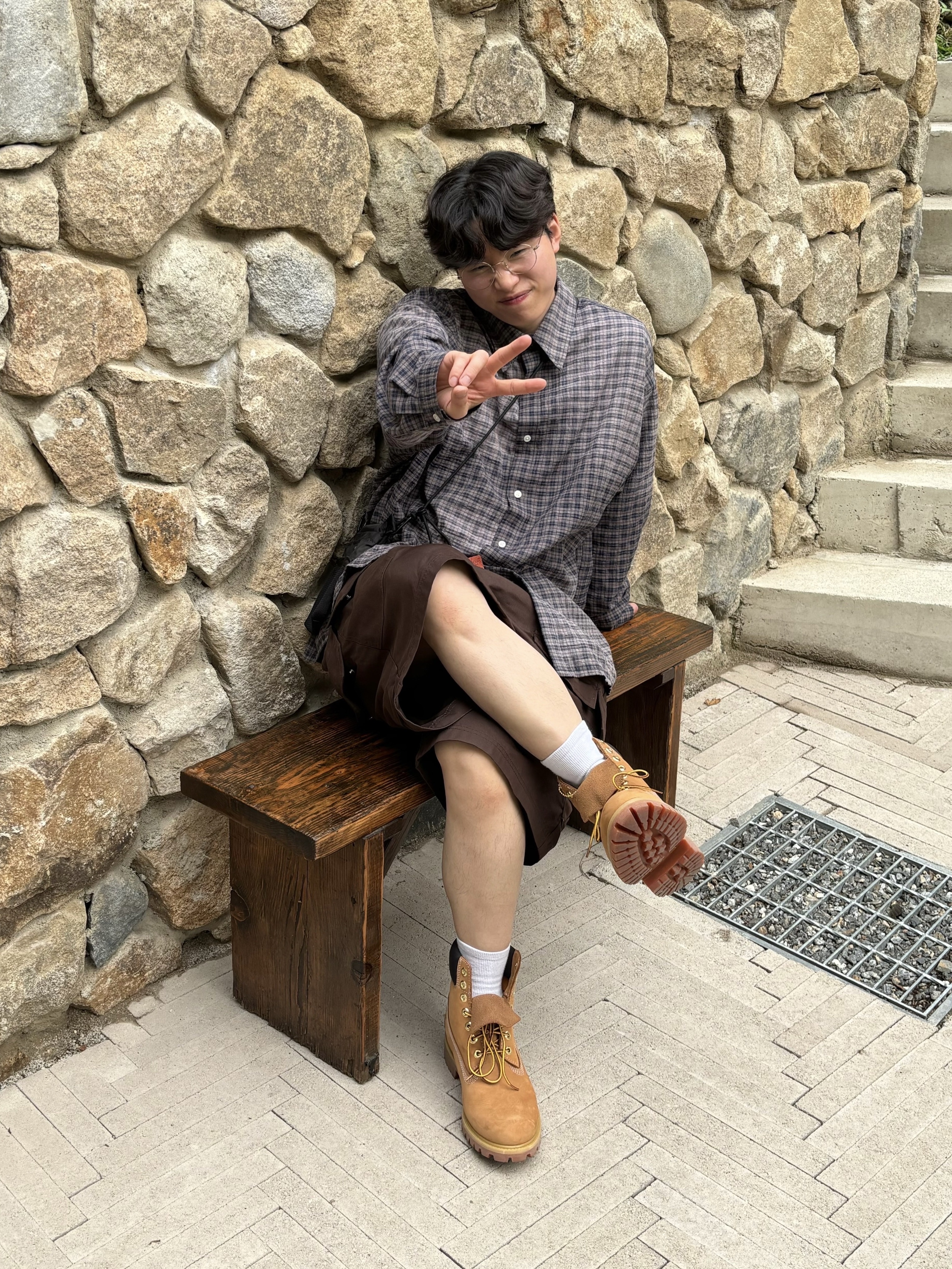Timberland Premium 6 inch Waterproof Boot Wheat Nubuck - Wide 착용 스타일 - 2