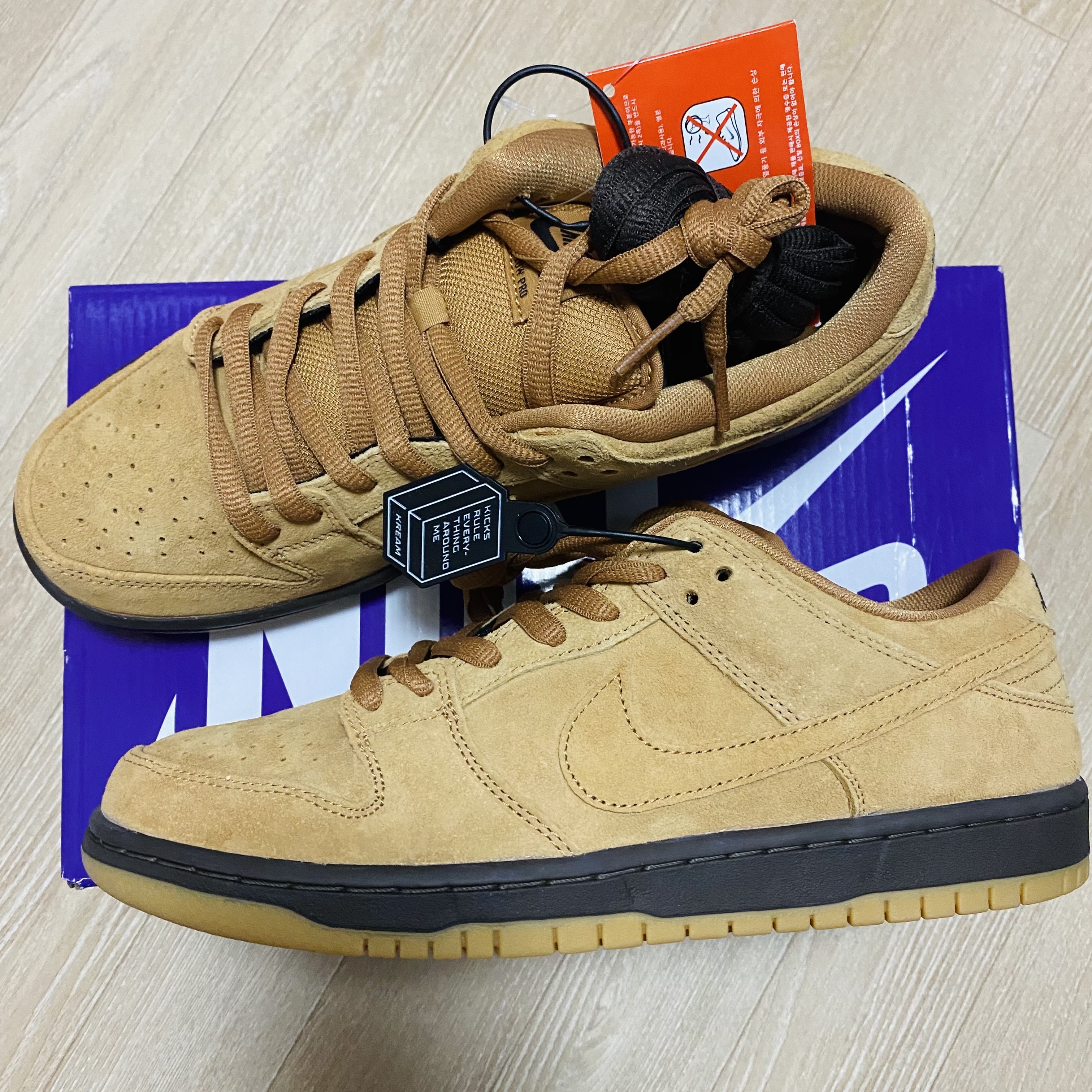 Nike SB Dunk Low Pro Wheat 2023 착용 스타일