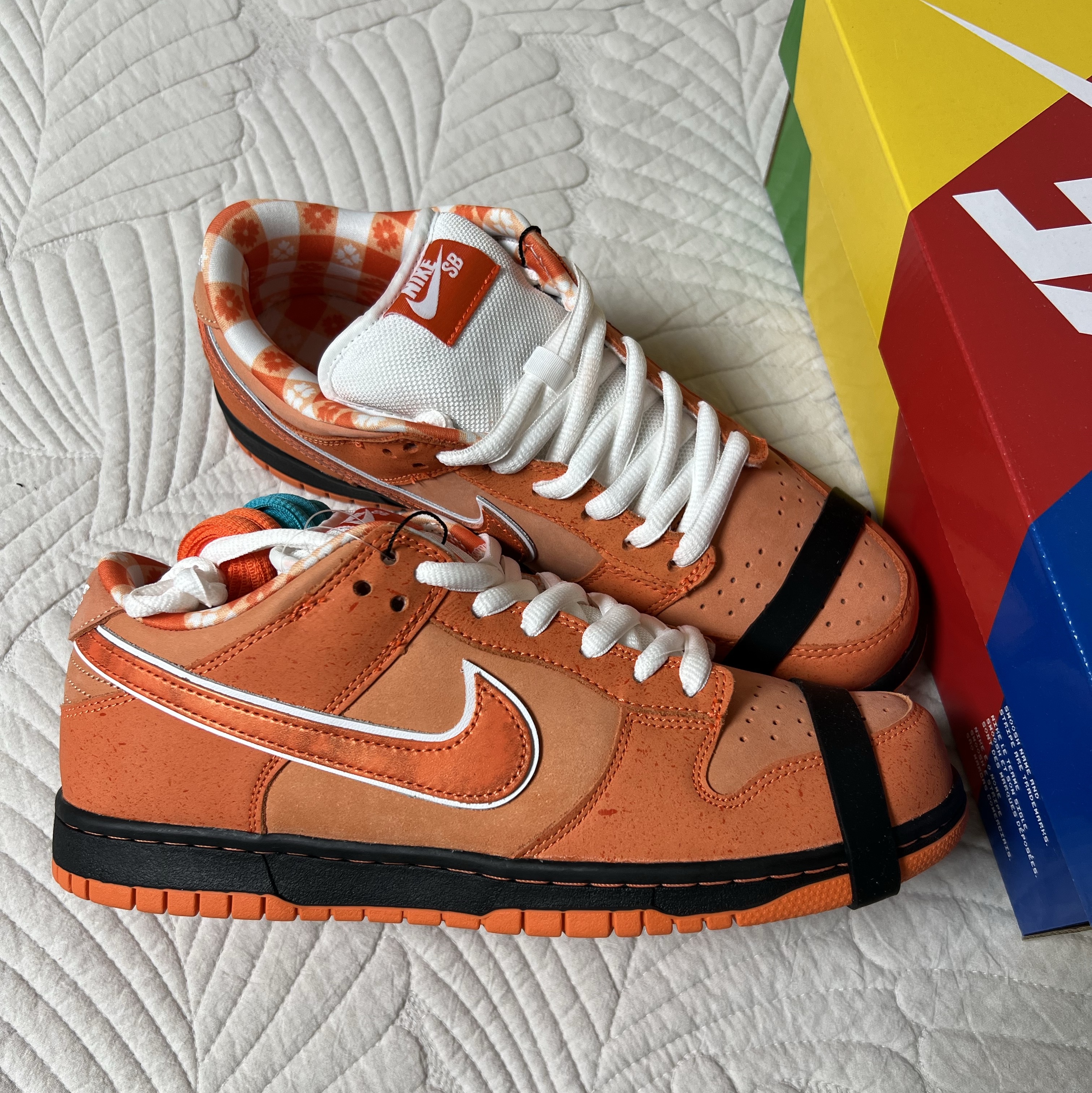 Nike x Concepts SB Dunk Low Orange Lobster (Regular Box) 착용 스타일