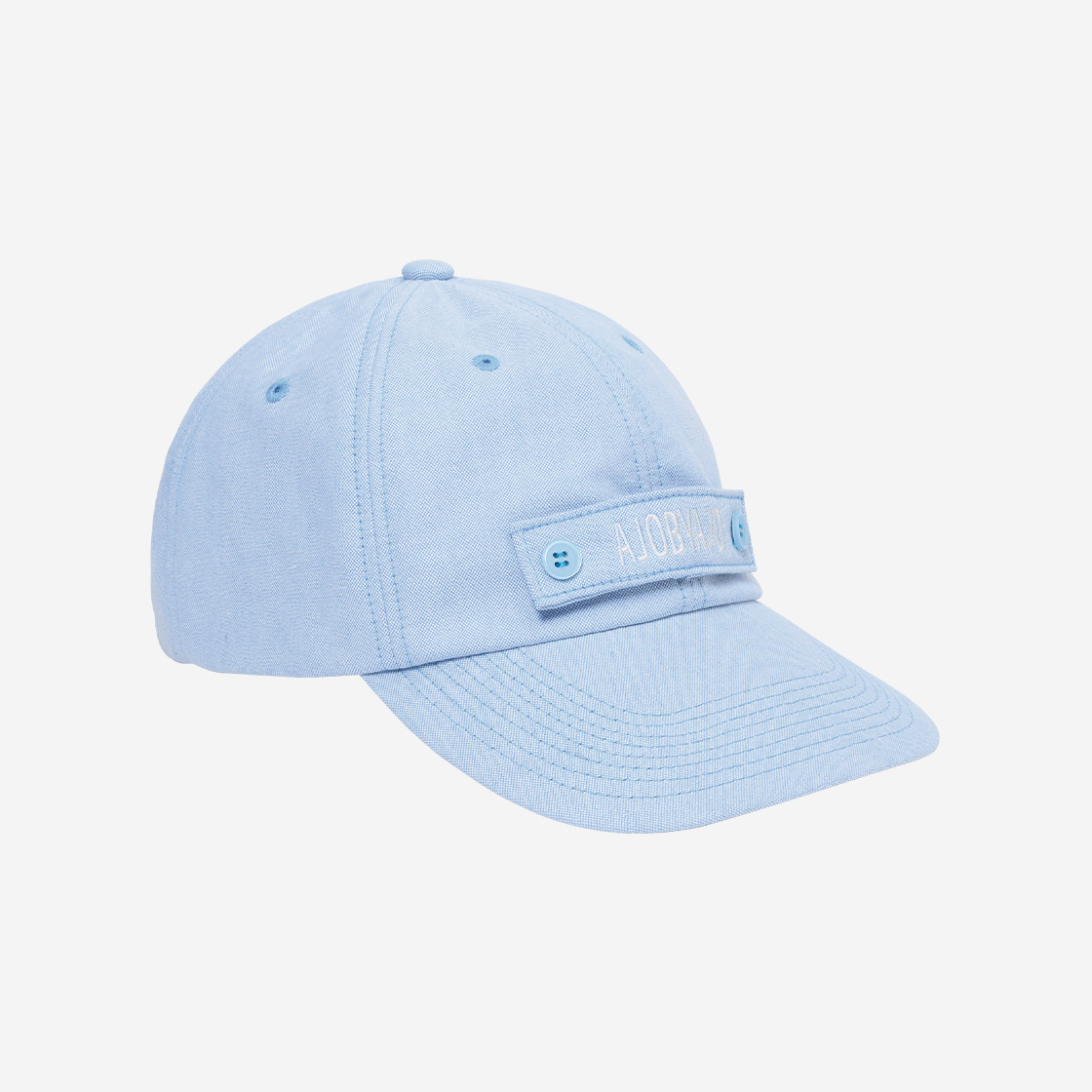 아조바이아조 로고 옥스포드 캡 스카이 블루(Ajobyajo Logo Oxford Cap Sky Blue) - 2
