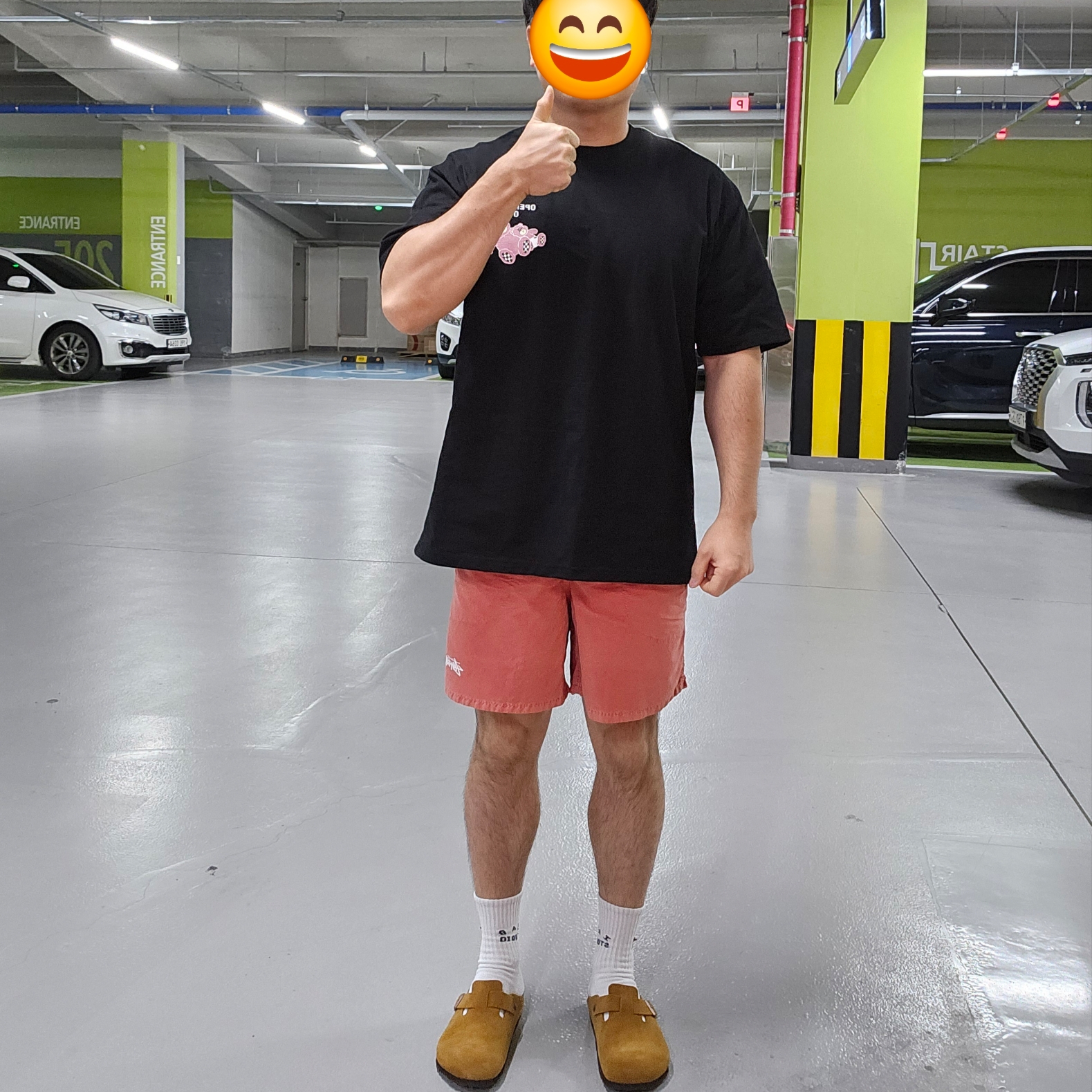 Stussy Stock Water Pigment Short Pink, Birkenstock Boston Soft Footbed Mink - Regular 착용 스타일 - 1