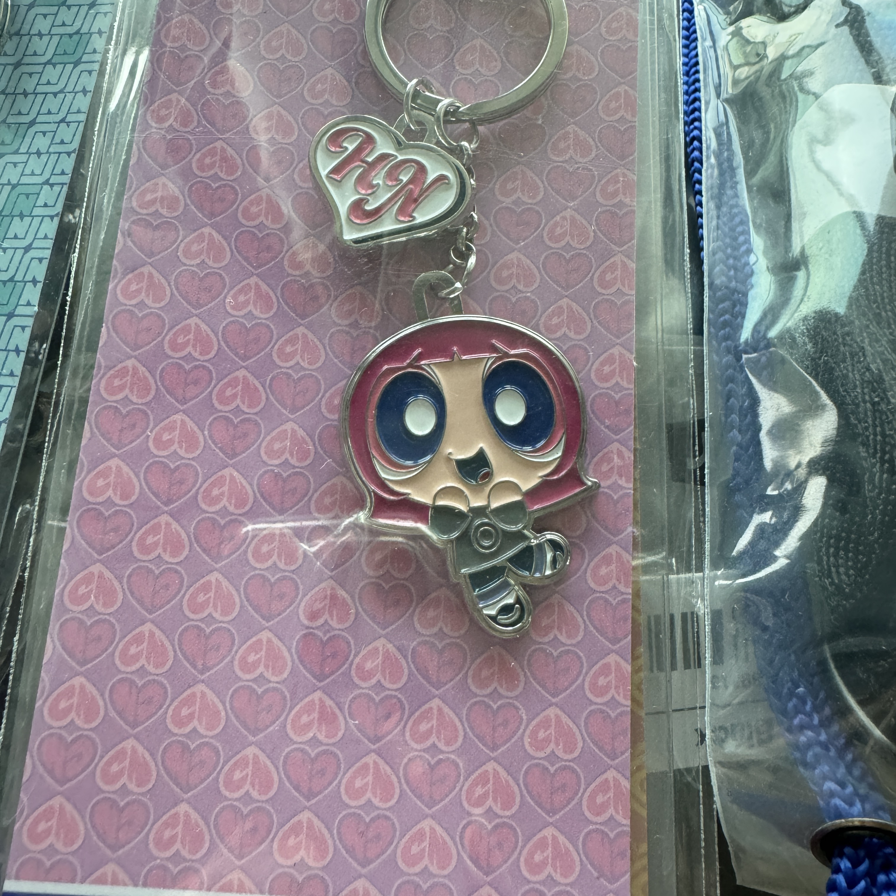 NewJeans x The Power Puff Girls Metal Keyring Hanni 착용 스타일