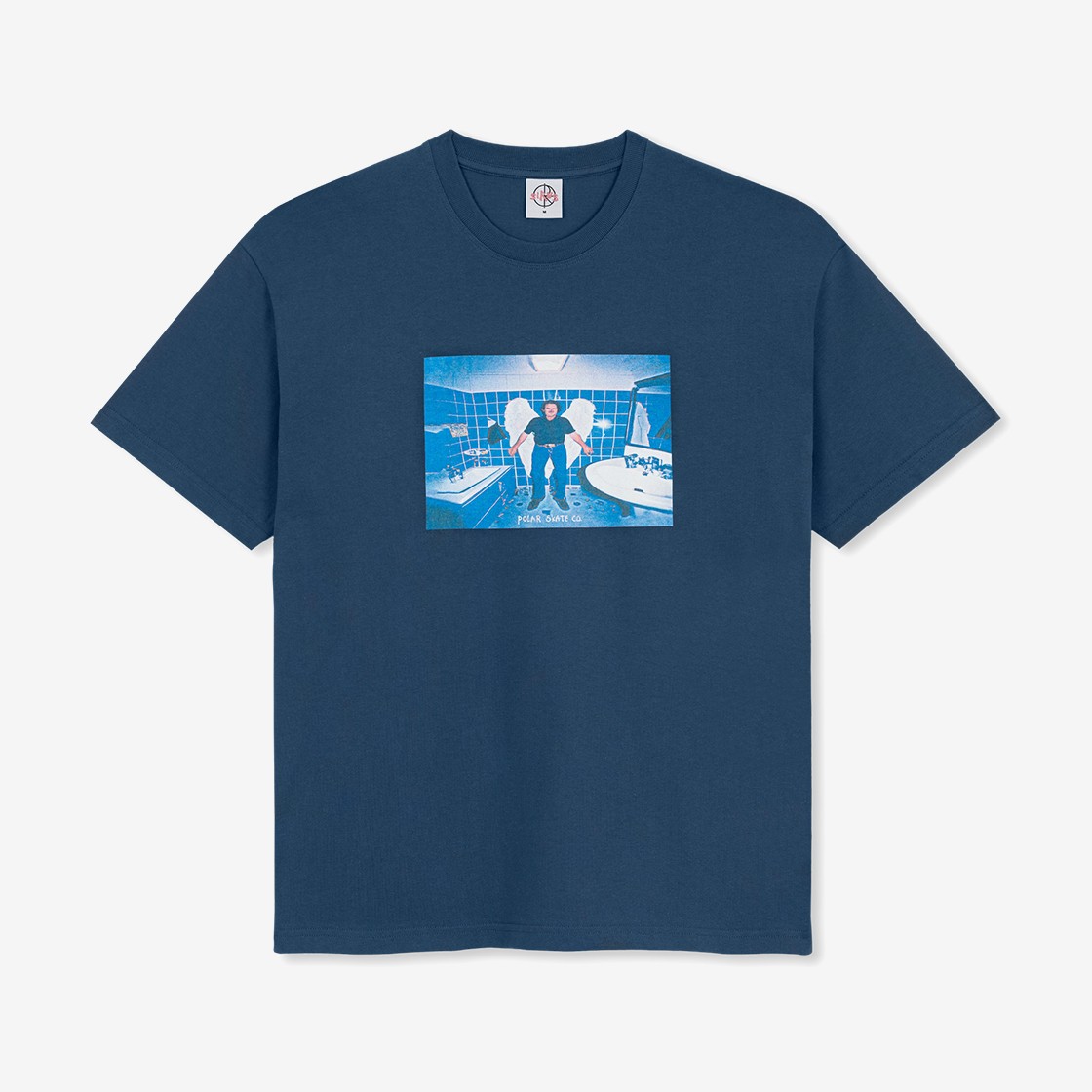 Polar Skate Co Angel Man Tee Grey Blue 상세 이미지 1