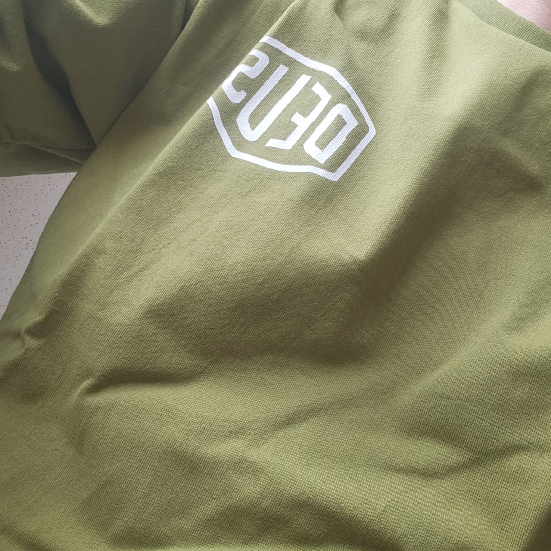 Deus Ex Machina Samcheong College T-Shirt Rover Green 착용 스타일 - 3