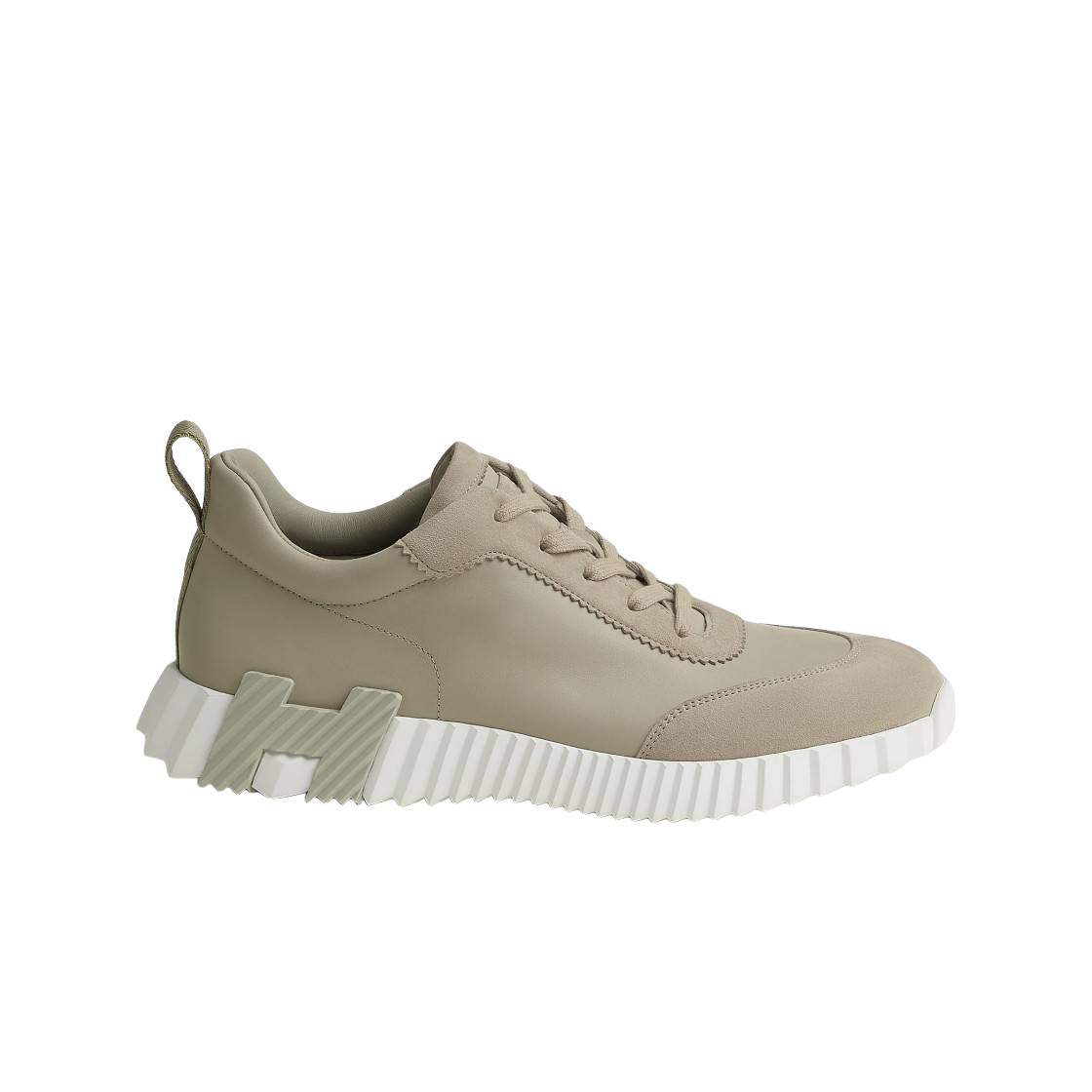 에르메스 바운싱 스니커즈 카프스킨 스웨이드 고트스킨 & 베쥬 에스키스(Hermes Bouncing Sneakers Calfskin Suede Goatskin & Beige Esquisse) - 1