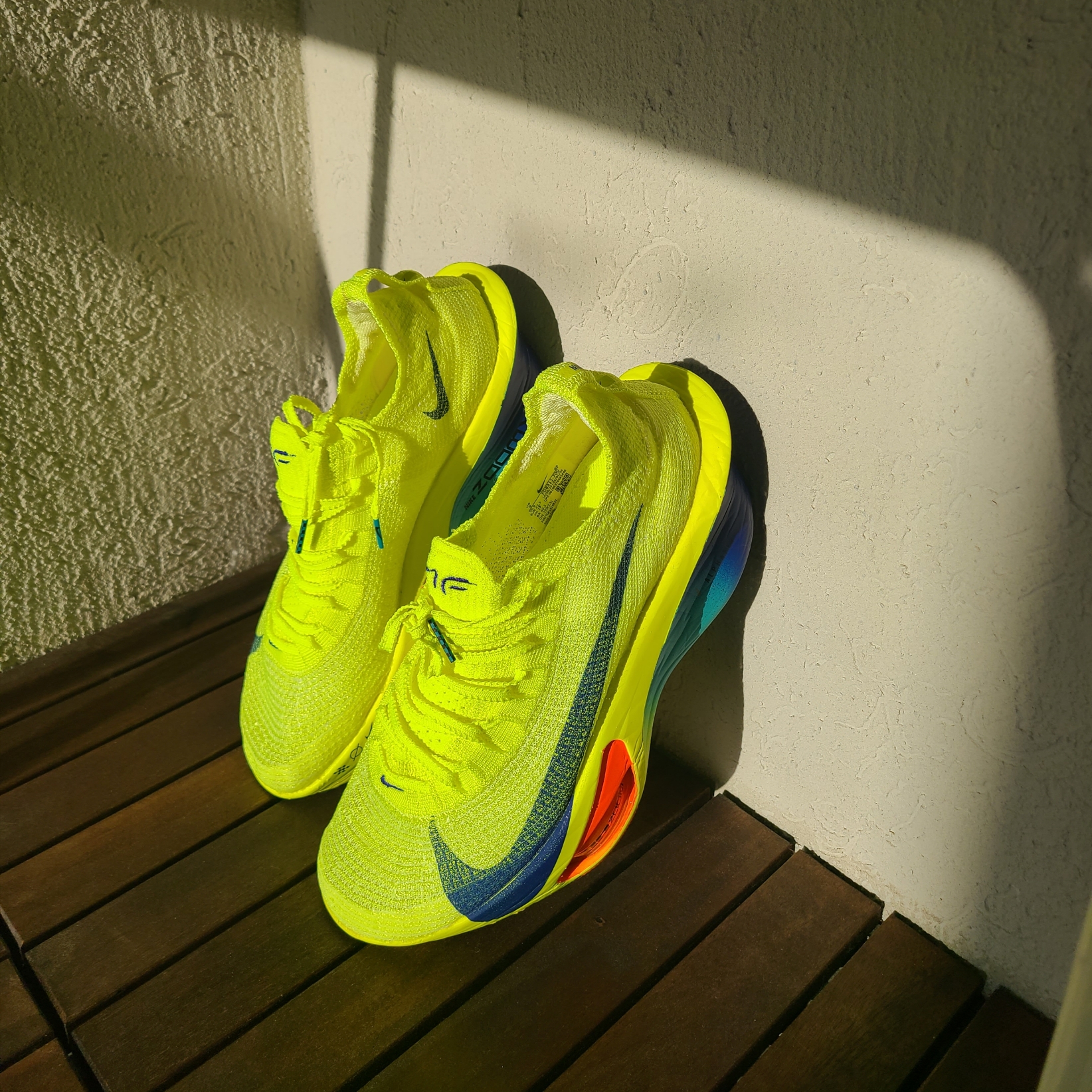 Nike Air Zoom Alphafly Next% 3 Volt 착용 스타일
