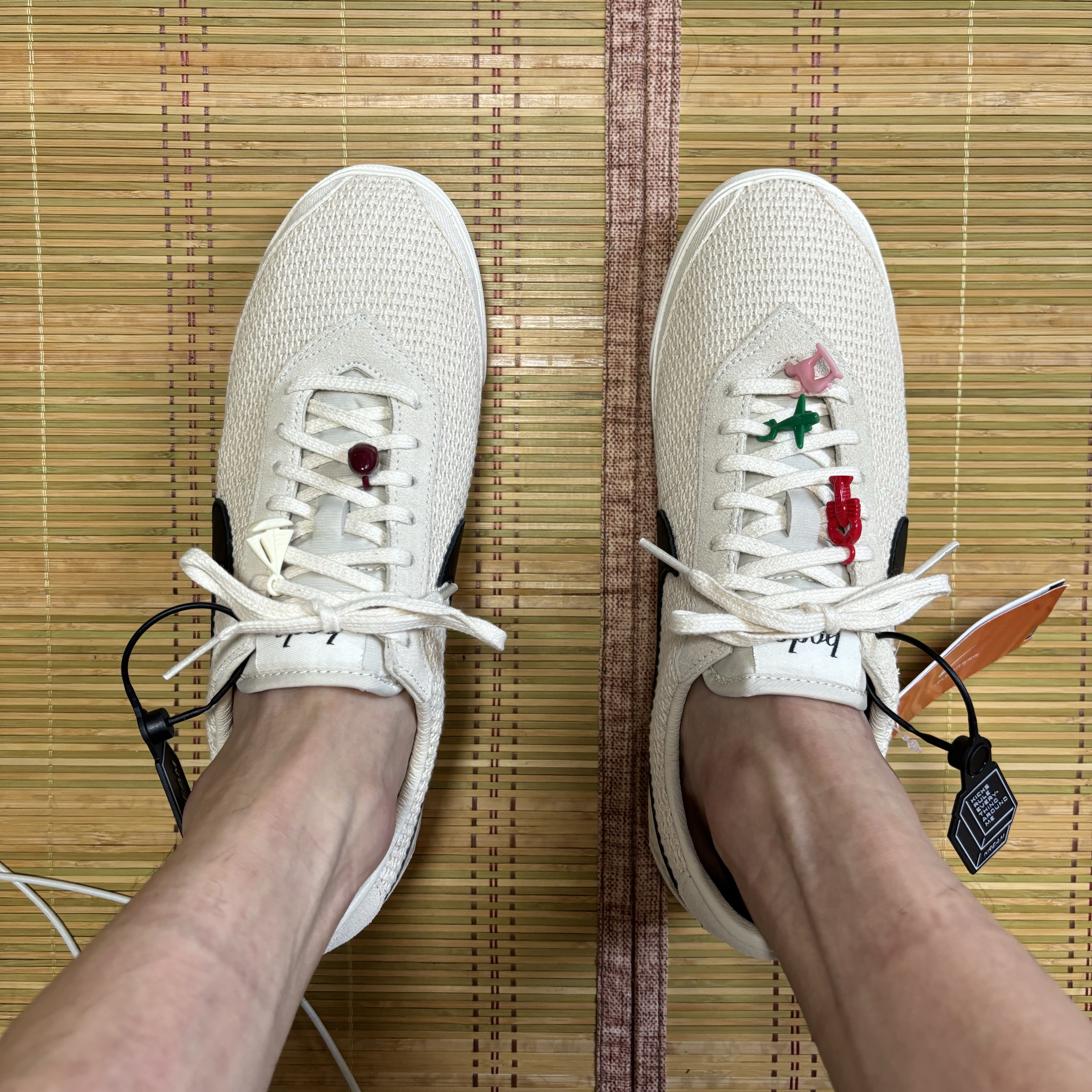 Nike x Bode Astrograbber SP Light Cream and Black 착용 스타일 - 1