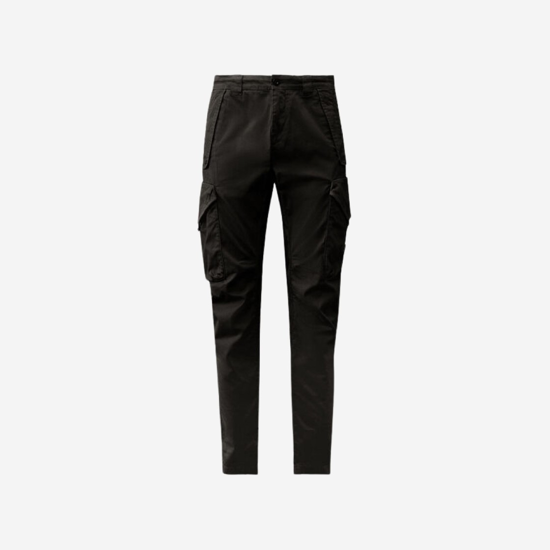 C.P. Company Stretch Sateen Ergonomic Lens Utility Pants Black - 24SS 상세 이미지 1