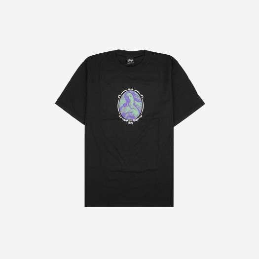 Stussy Venus Oval Pigment Dyed T-Shirt Black