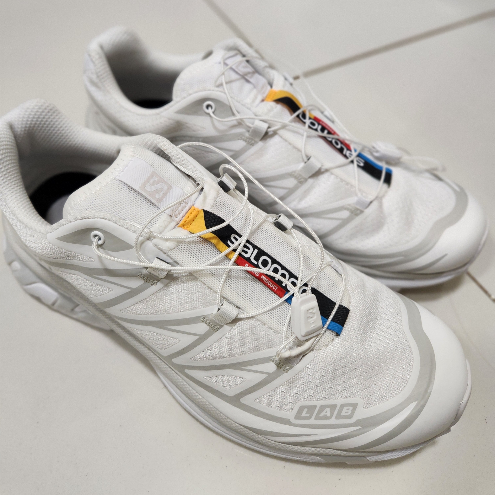 Salomon XT-6 ADV White 착용 스타일