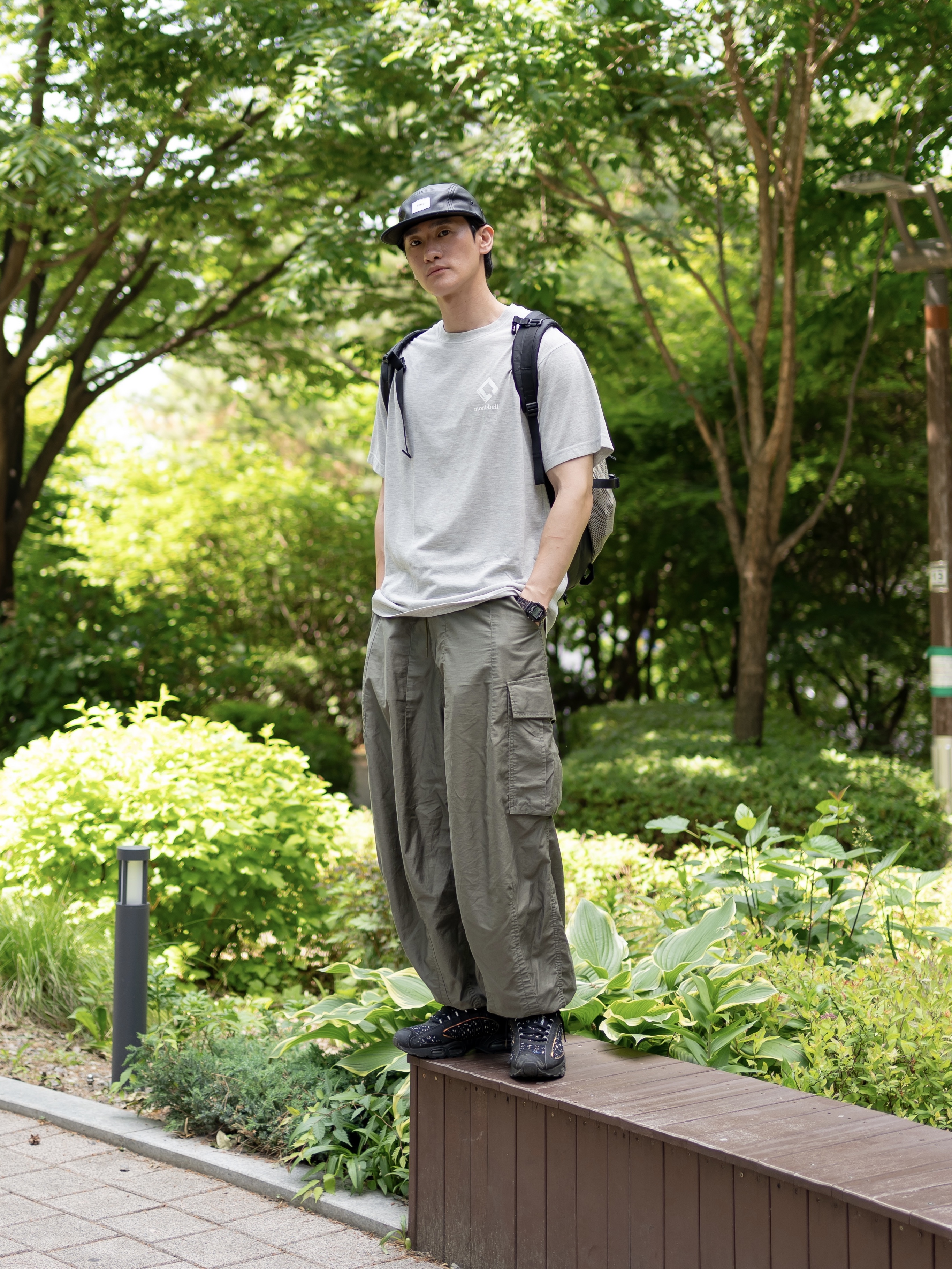Supreme Backpack Blue - 23FW 착용 스타일 - 5