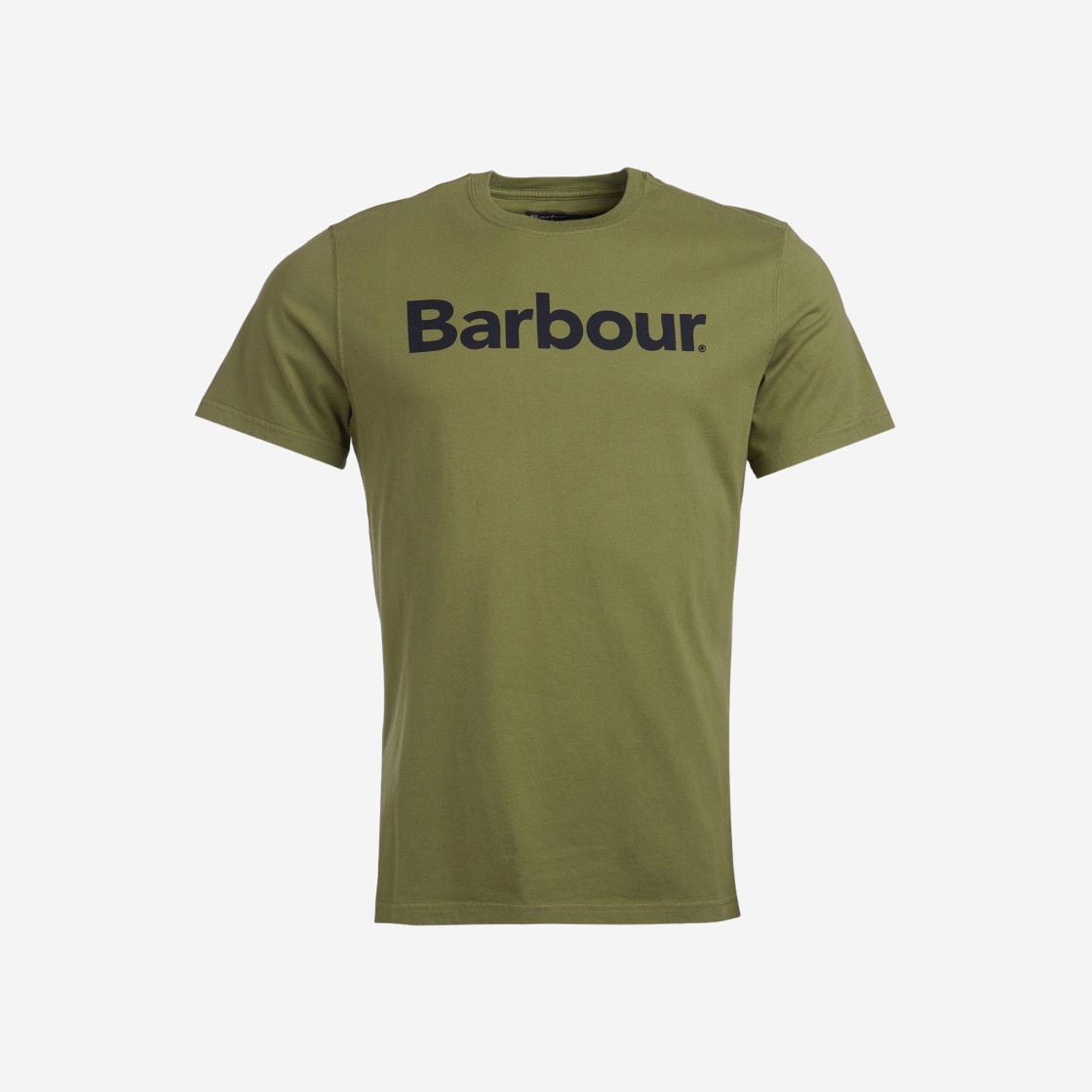 Barbour Logo T-Shirt Burnt Olive 상세 이미지 1