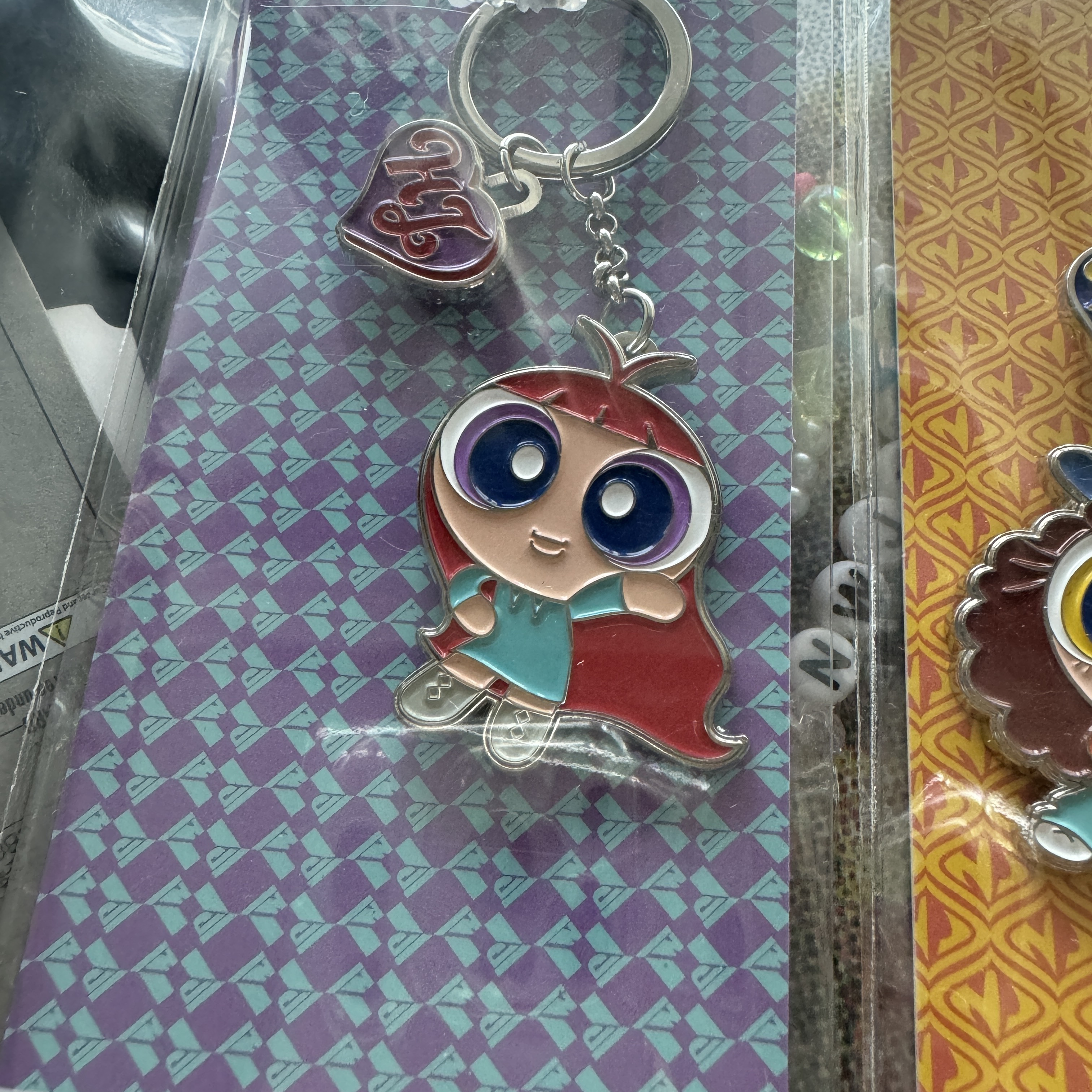 NewJeans x The Power Puff Girls Metal Keyring Hyein 착용 스타일