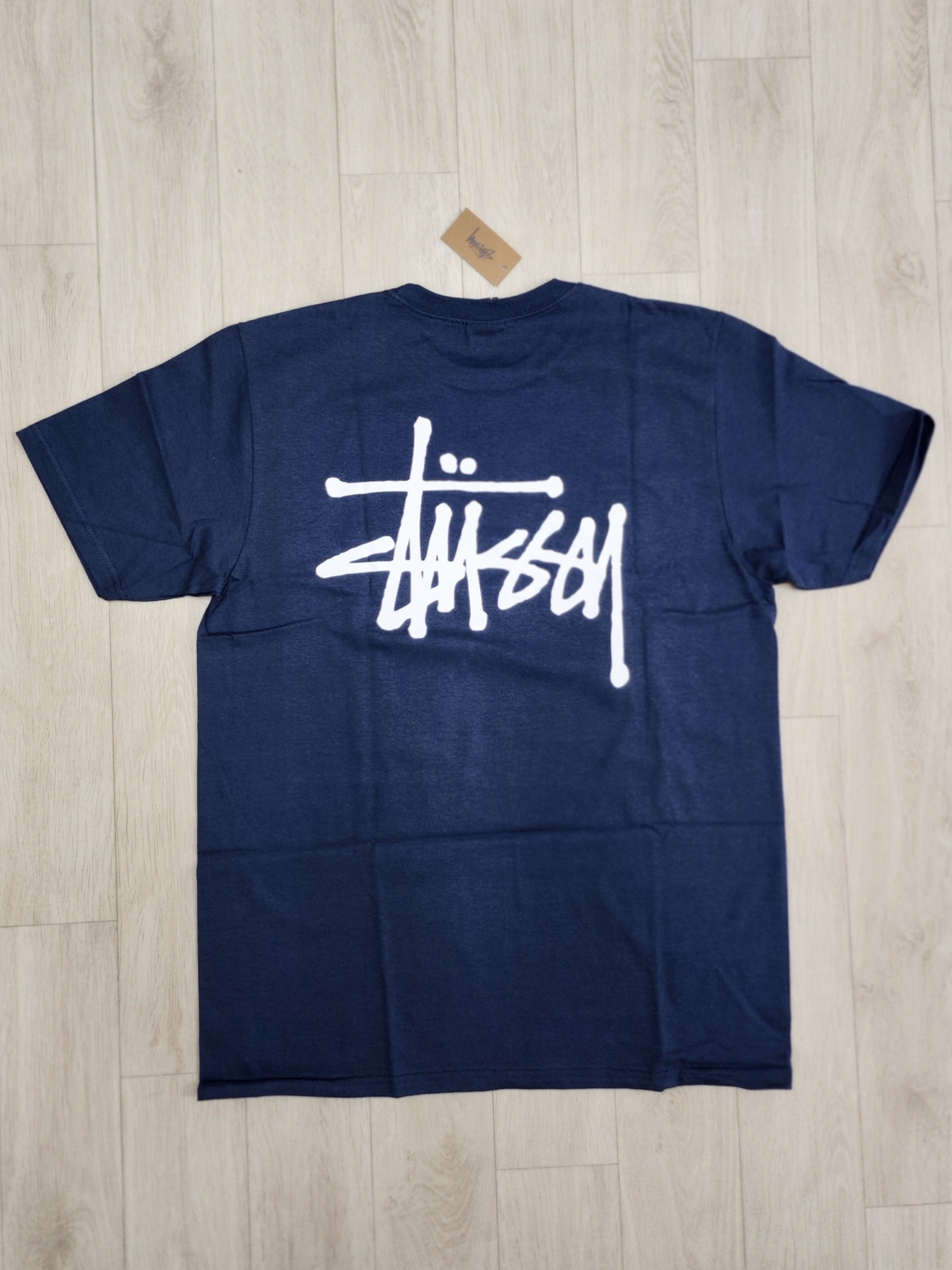 Stussy Basic Stussy T-Shirt Navy 2024, 2025 착용 스타일 - 2