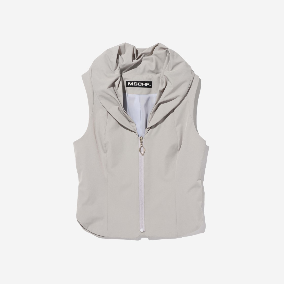 (W) Mischief Nylon Evening Vest Light Grey 상세 이미지 1