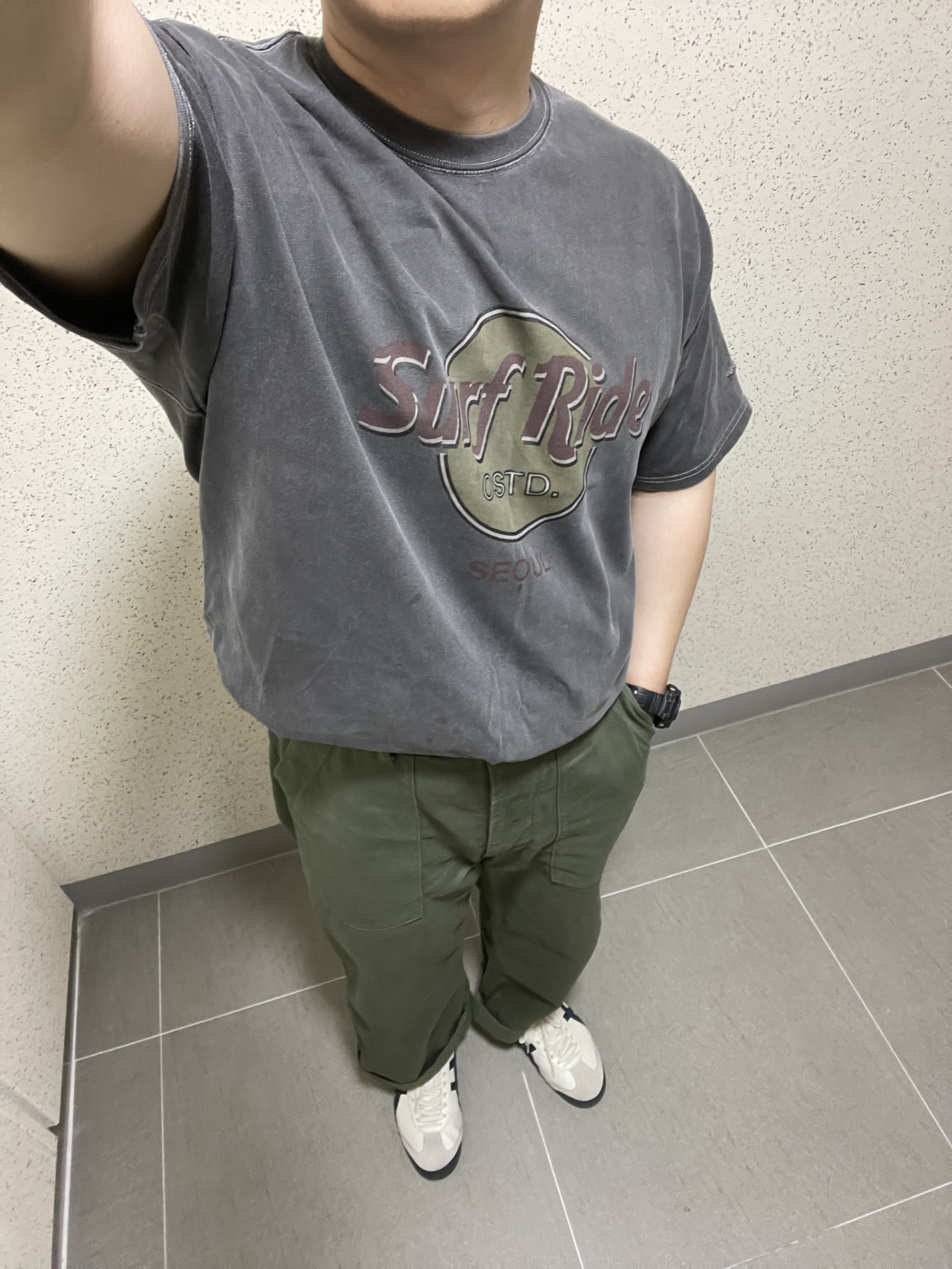 Onitsuka Tiger Mexico 66 Birch 착용 스타일 - 1