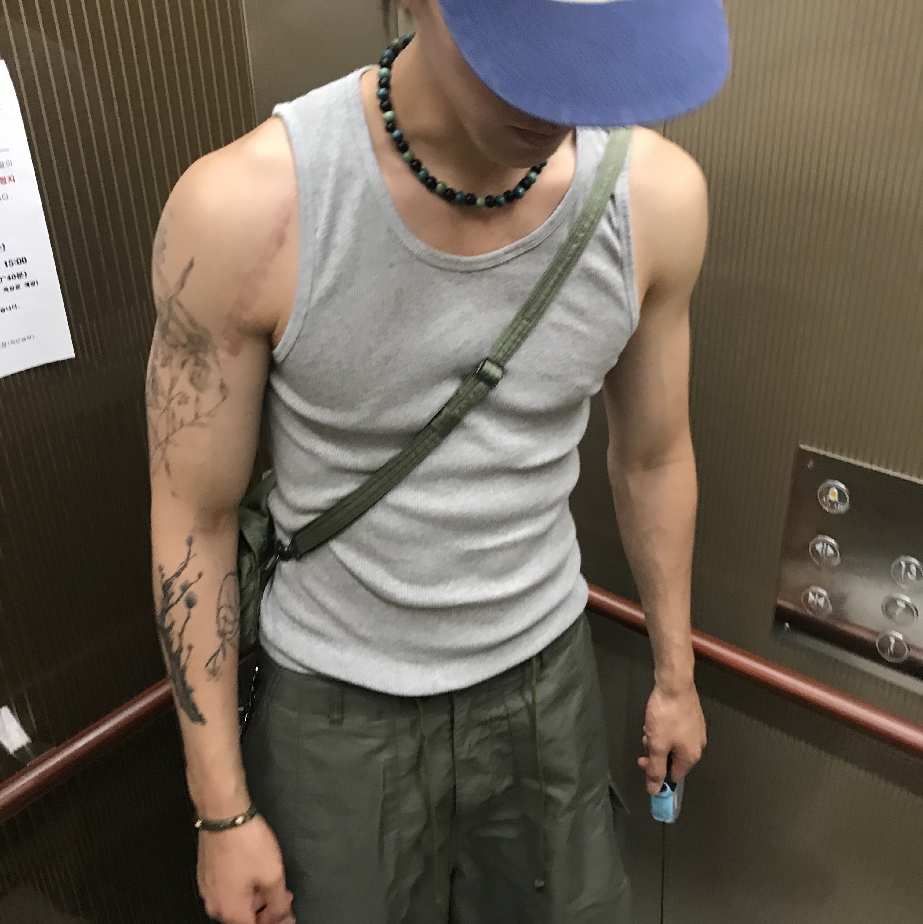 Needles H.D. BDU Pants Olive 착용 스타일 - 2