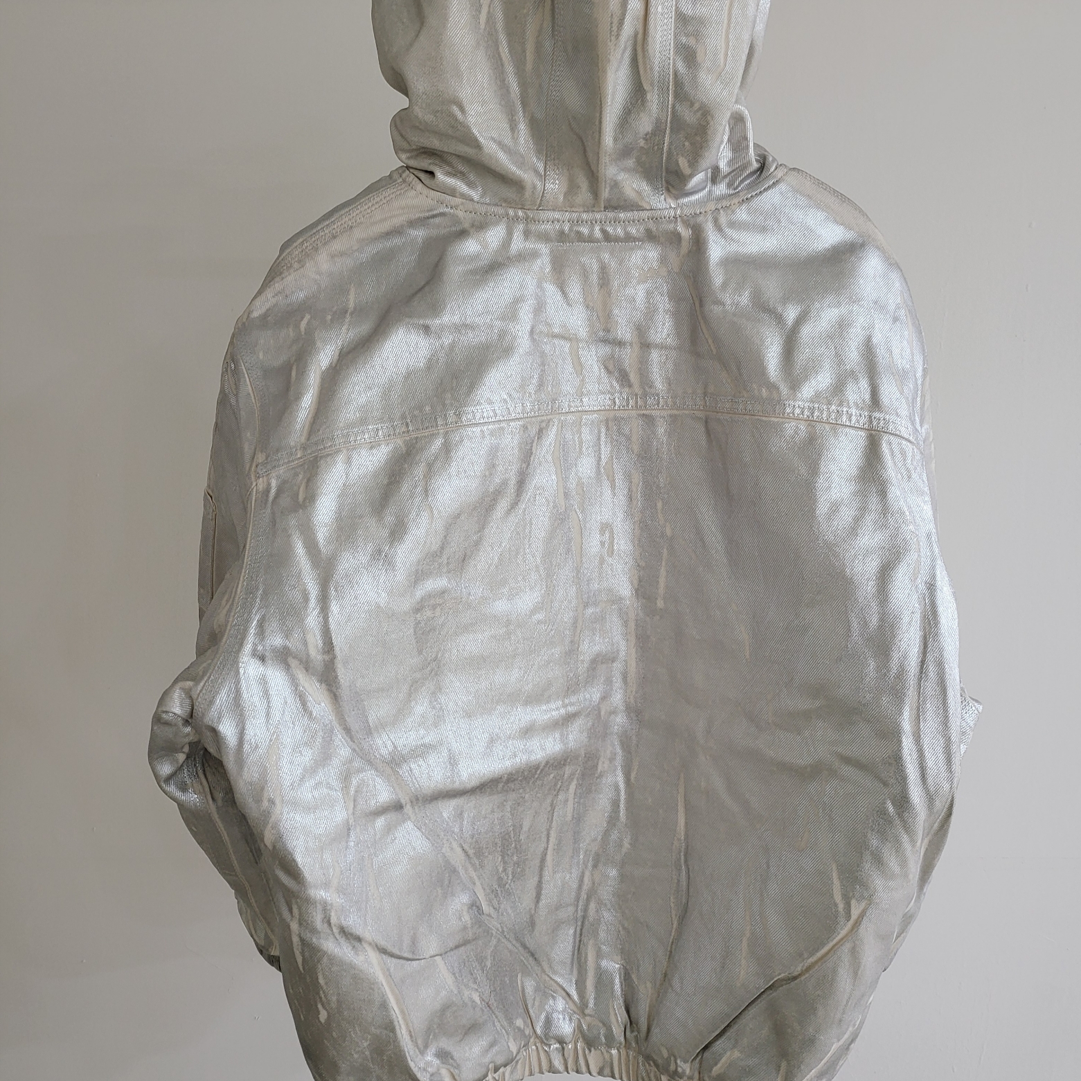 Supreme x MM6 Maison Margiela Foil Hooded Work Jacket Natural - 24SS 착용 스타일