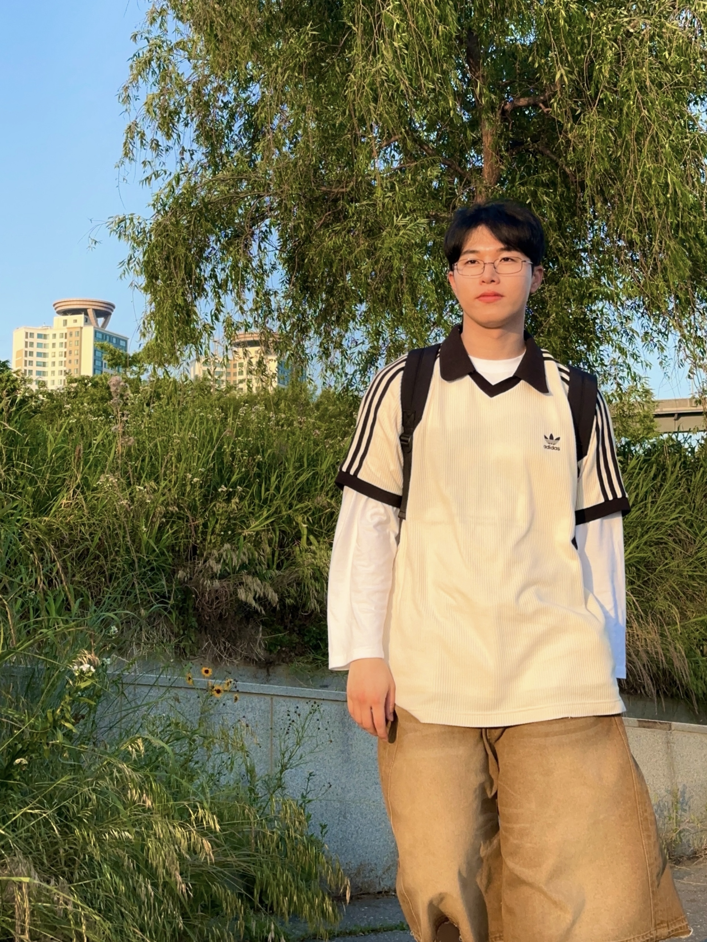 Adidas Adicolor Classics Waffle Polo Shirt Wonder White - KR Sizing, Timberland Premium 6 inch Waterproof Boot Wheat Nubuck - Wide 착용 스타일 - 2