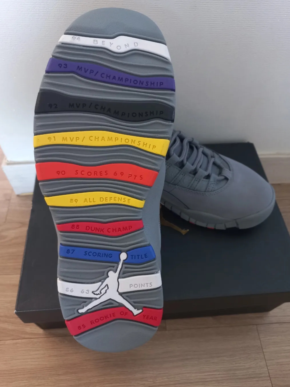 Jordan 10 Retro Cool Grey 착용 스타일 - 3
