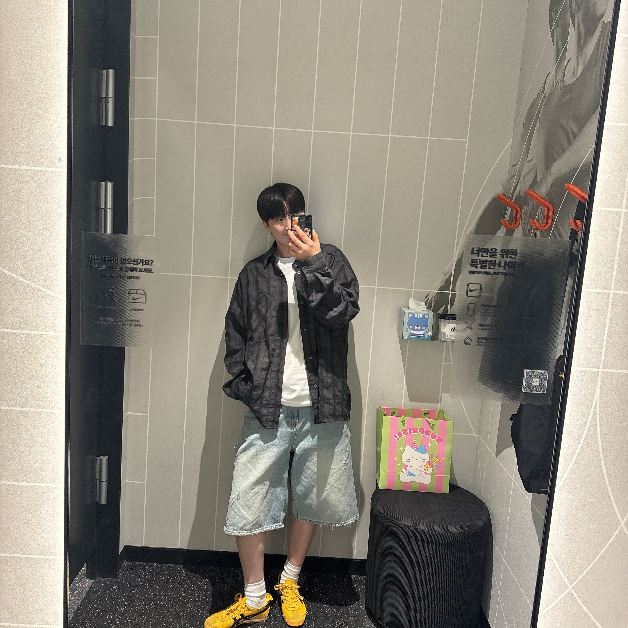 Onitsuka Tiger Mexico 66 Yellow Black 착용 스타일