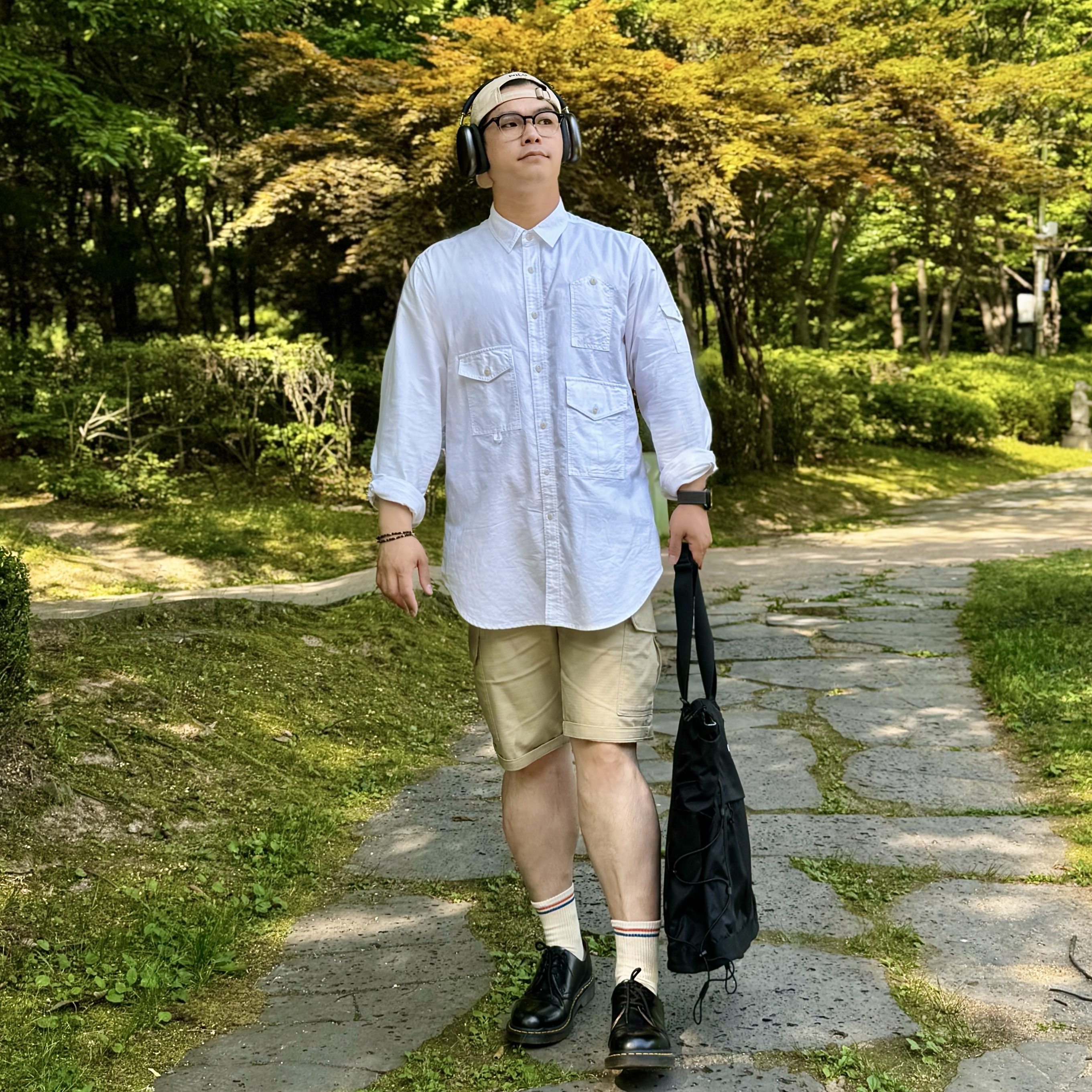 [30%적립] 폴로 랄프 로렌 코튼 치노 볼캡 베이지, 애플 에어팟 맥스 라이트닝 스페이스 그레이 (국내 정식 발매 제품) 착용 스타일 - 4
