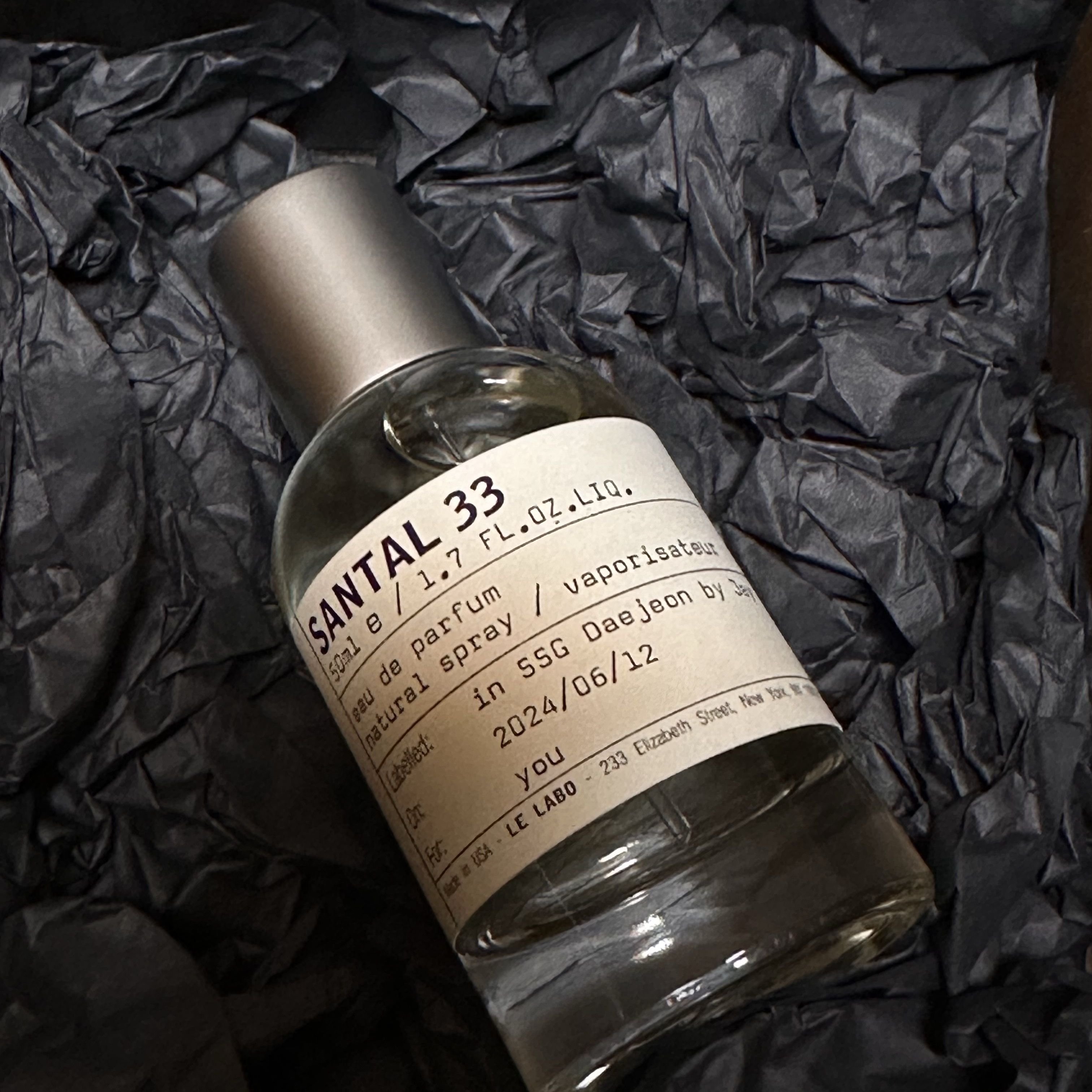 Le Labo Santal 33 Eau De Parfum 50ml 착용 스타일