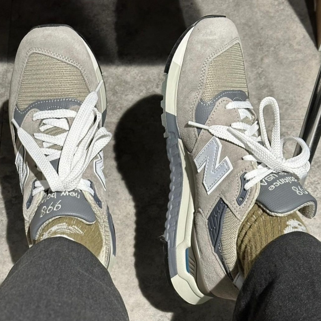 New Balance 998 Core Made in USA Grey Silver 착용 스타일