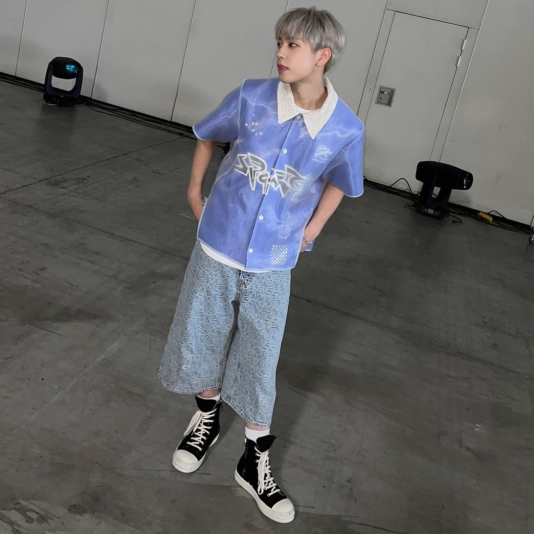 Rick Owens Drkshdw Pentagram Ramones Sneakers Black Pearl 착용 스타일 - 2