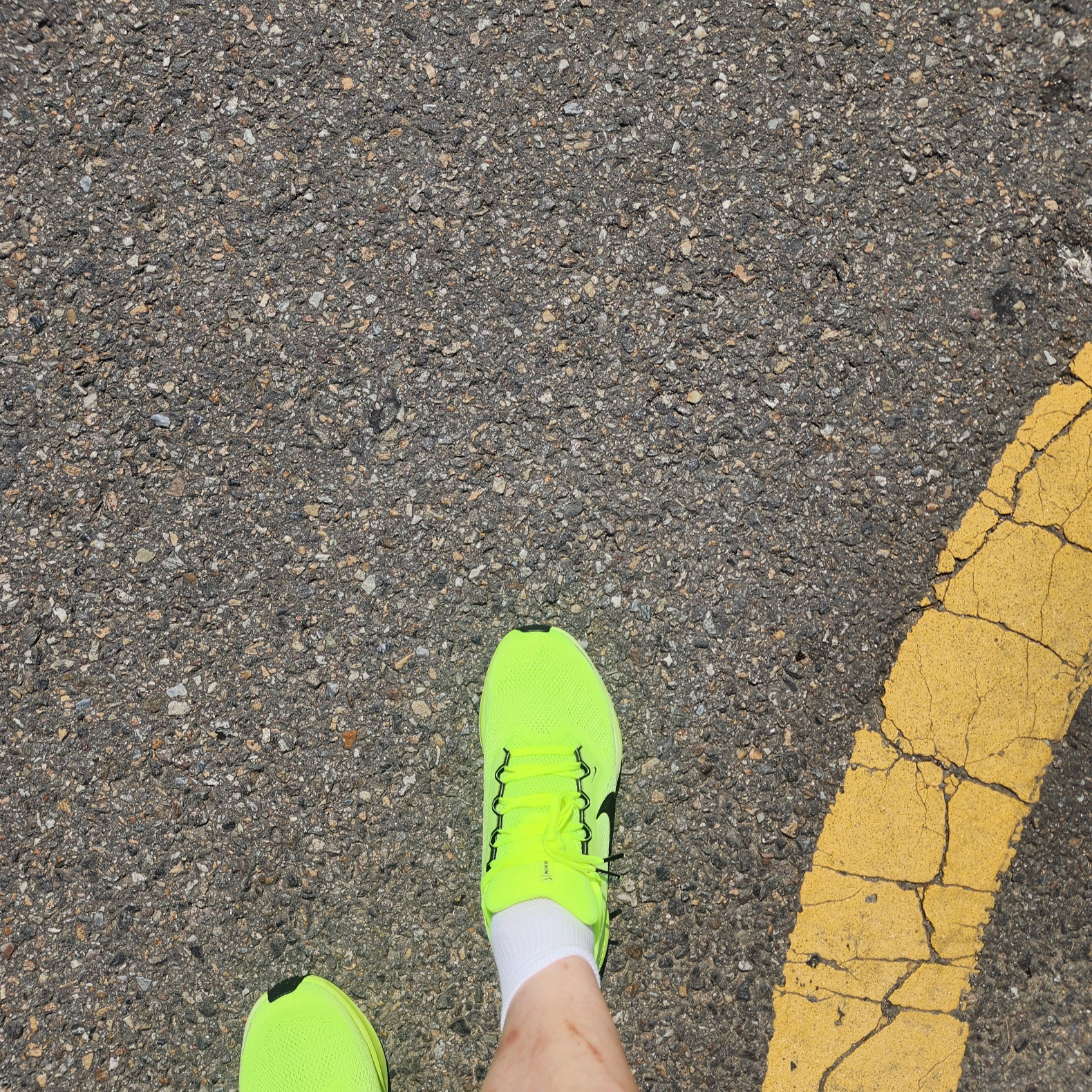 Nike Air Zoom Pegasus 41 Volt Barely Volt 착용 스타일 - 2