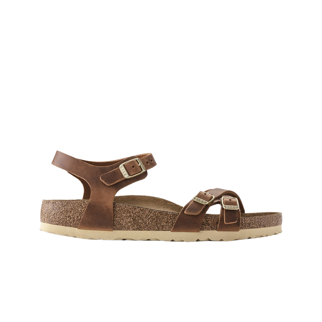 1021489 Birkenstock Kumba Oiled Leather Cognac - Narrow