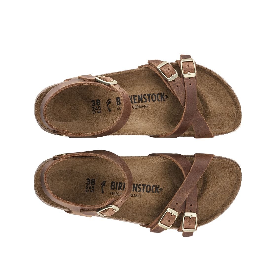 버켄스탁 쿰바 오일드 레더 꼬냑 - 내로우(Birkenstock Kumba Oiled Leather Cognac - Narrow) - 2
