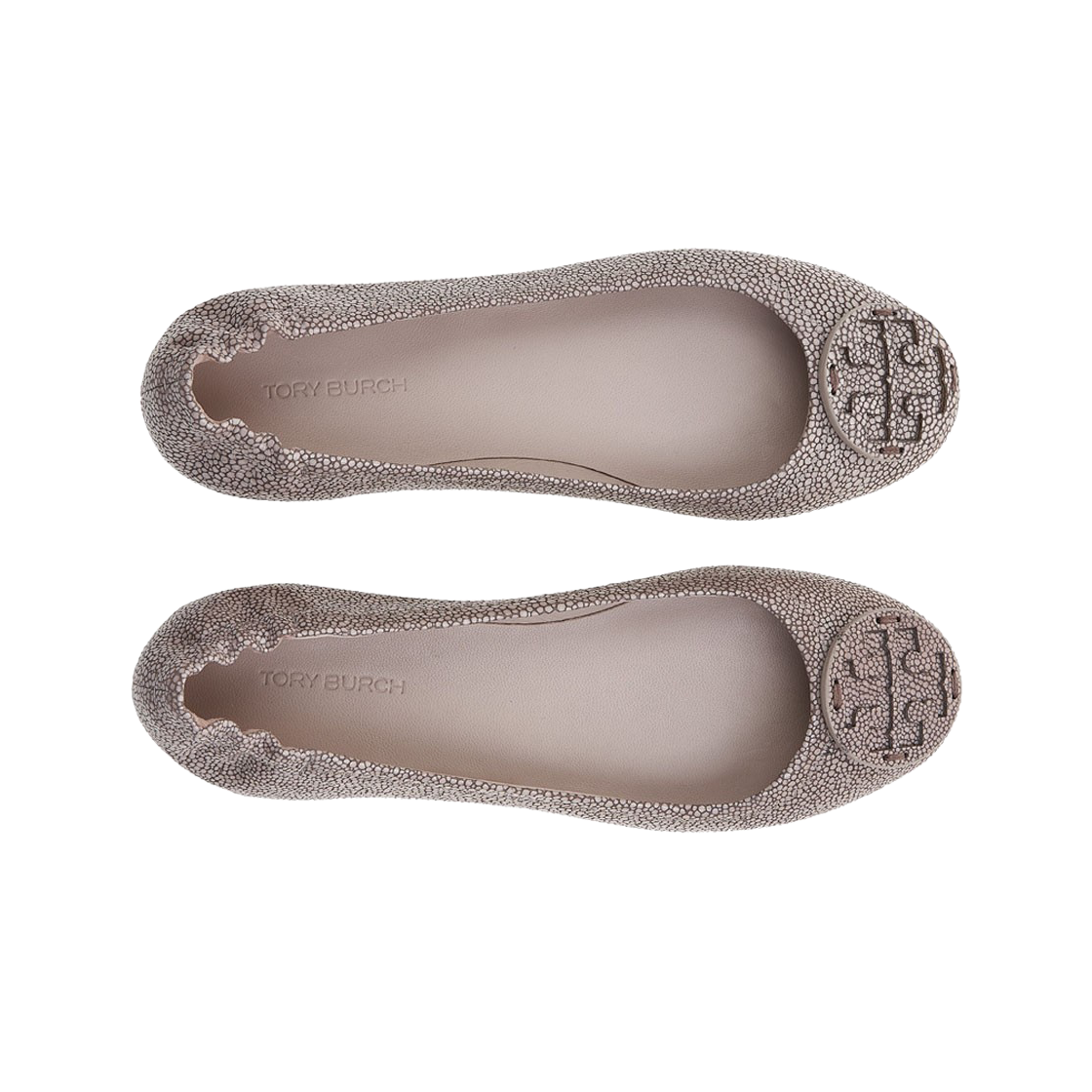 (W) 토리버치 미니 트레블 발레 라자 스톤((W) Tory Burch Minnie Travel Ballet Razza Stone) - 2