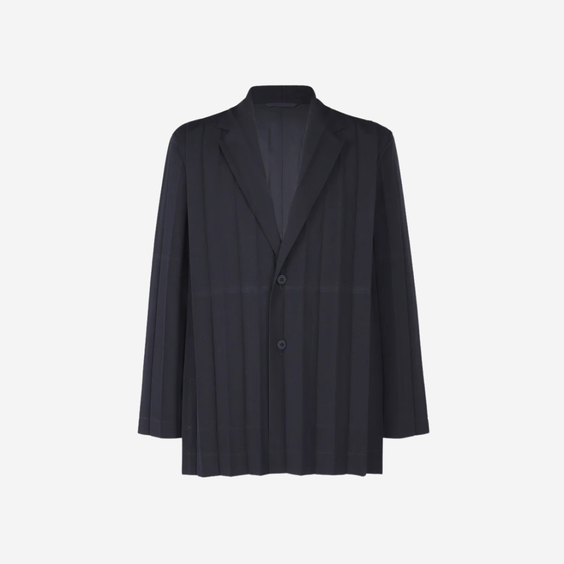 Homme Plisse Issey Miyake Edge Ensemble Jacket Navy 상세 이미지 1