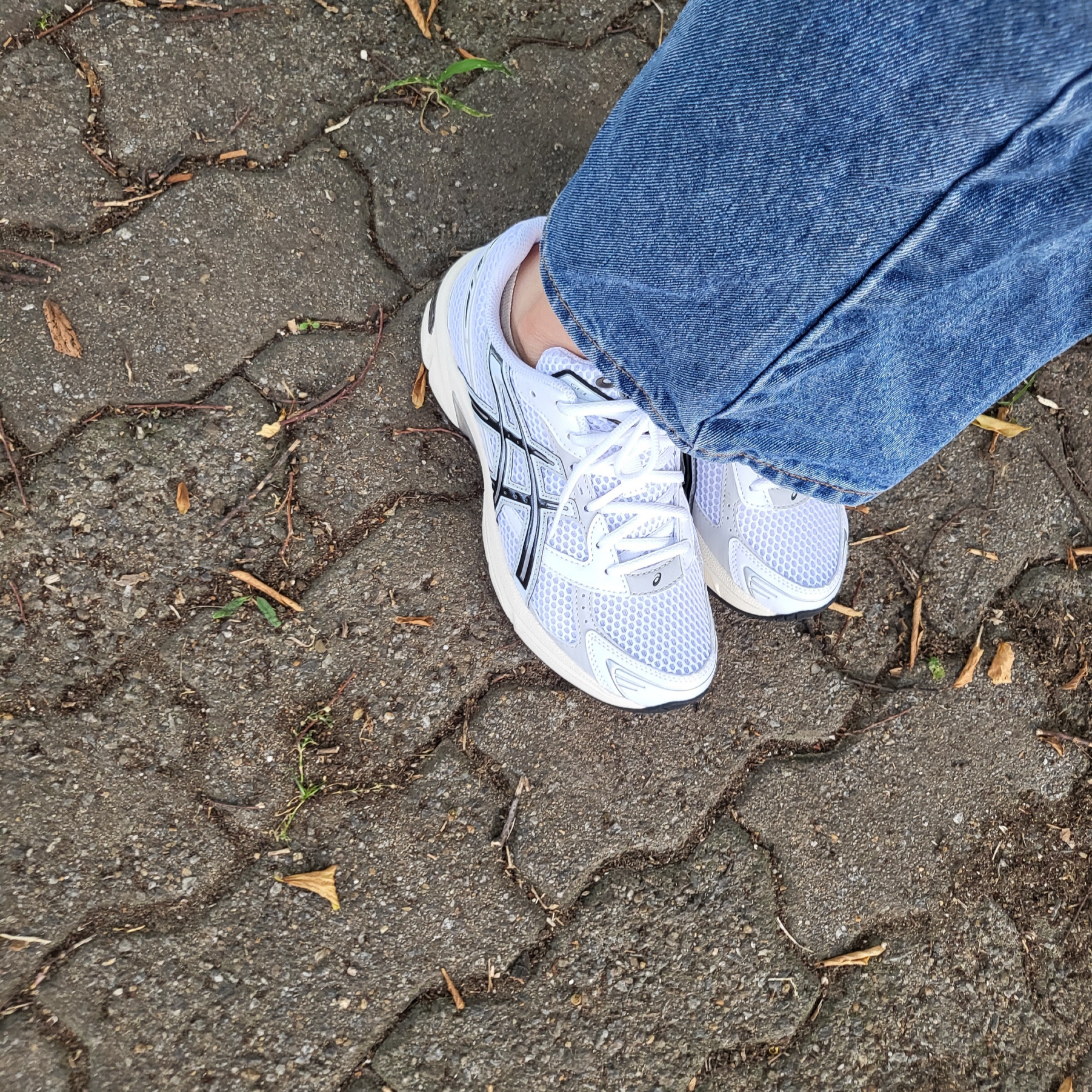 Asics Gel-1130 White Cloud Grey 착용 스타일 - 1