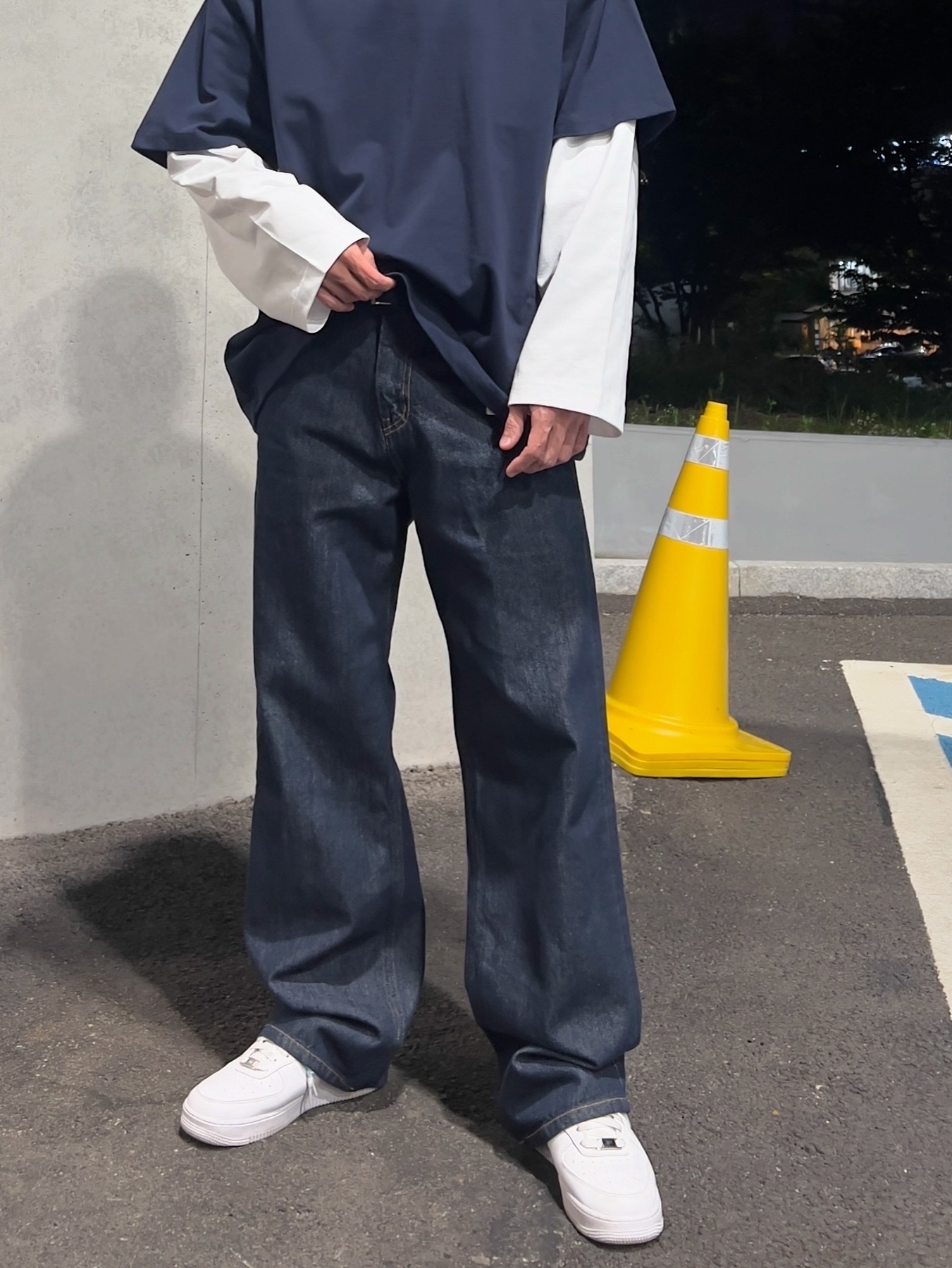 Nike Air Force 1 '07 Low White, Nike x Supreme Air Force 1 Low White 착용 스타일 - 6