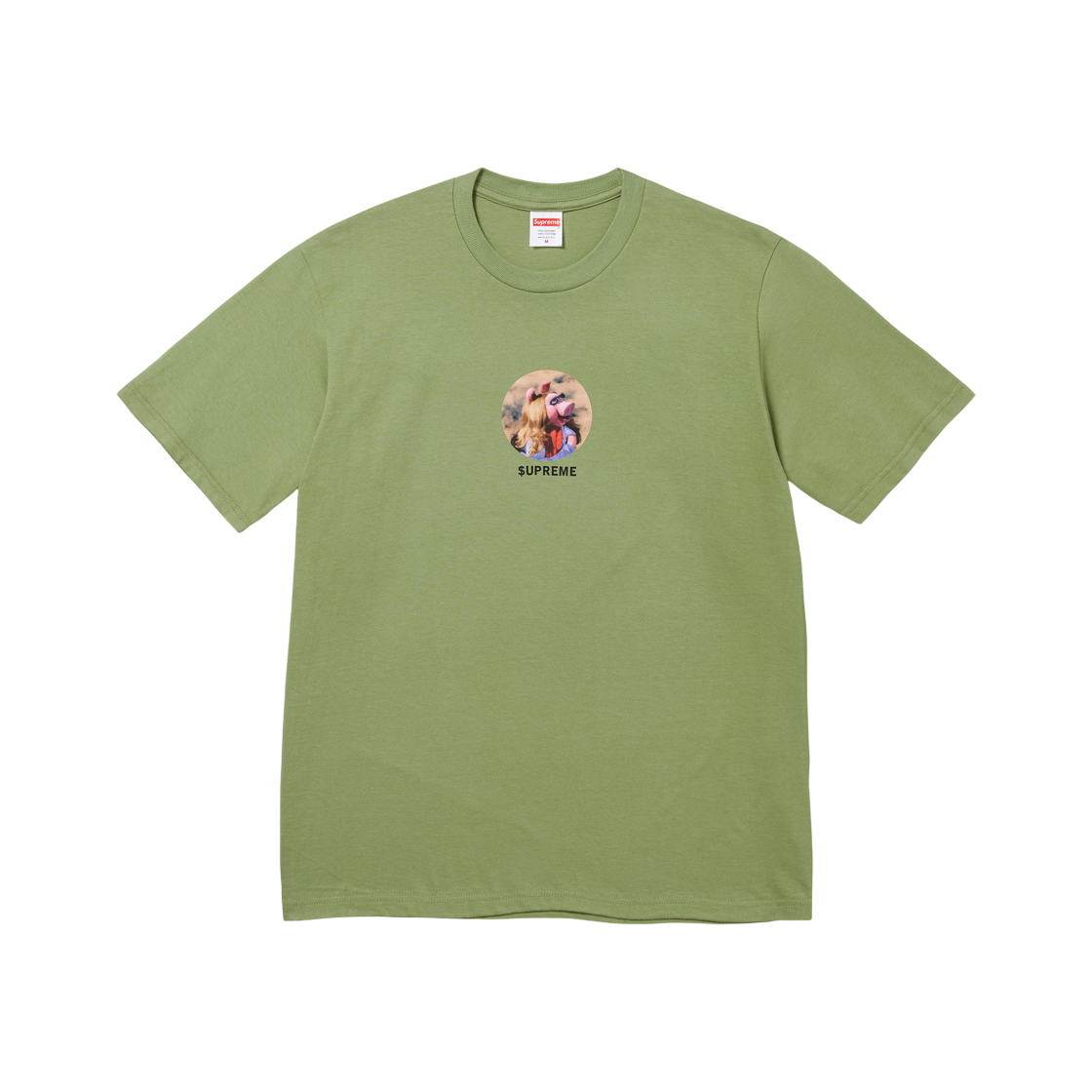 Supreme Miss Piggy T-Shirt Moss - 24SS 상세 이미지 1