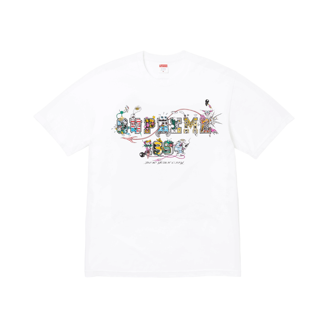슈프림 바시티 티셔츠 화이트 - 24SS | Supreme | KREAM 슈프림 바시티 티셔츠 화이트 - 24SS | Supreme | KREAM
