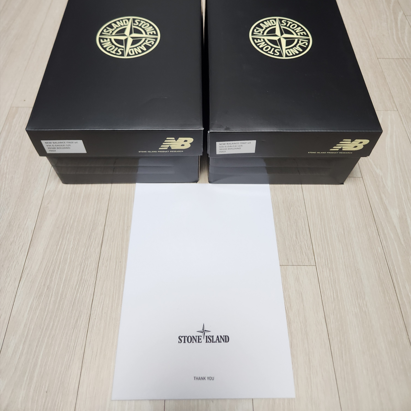 New Balance x Stone Island 574 Legacy Dark Green 착용 스타일 - 3
