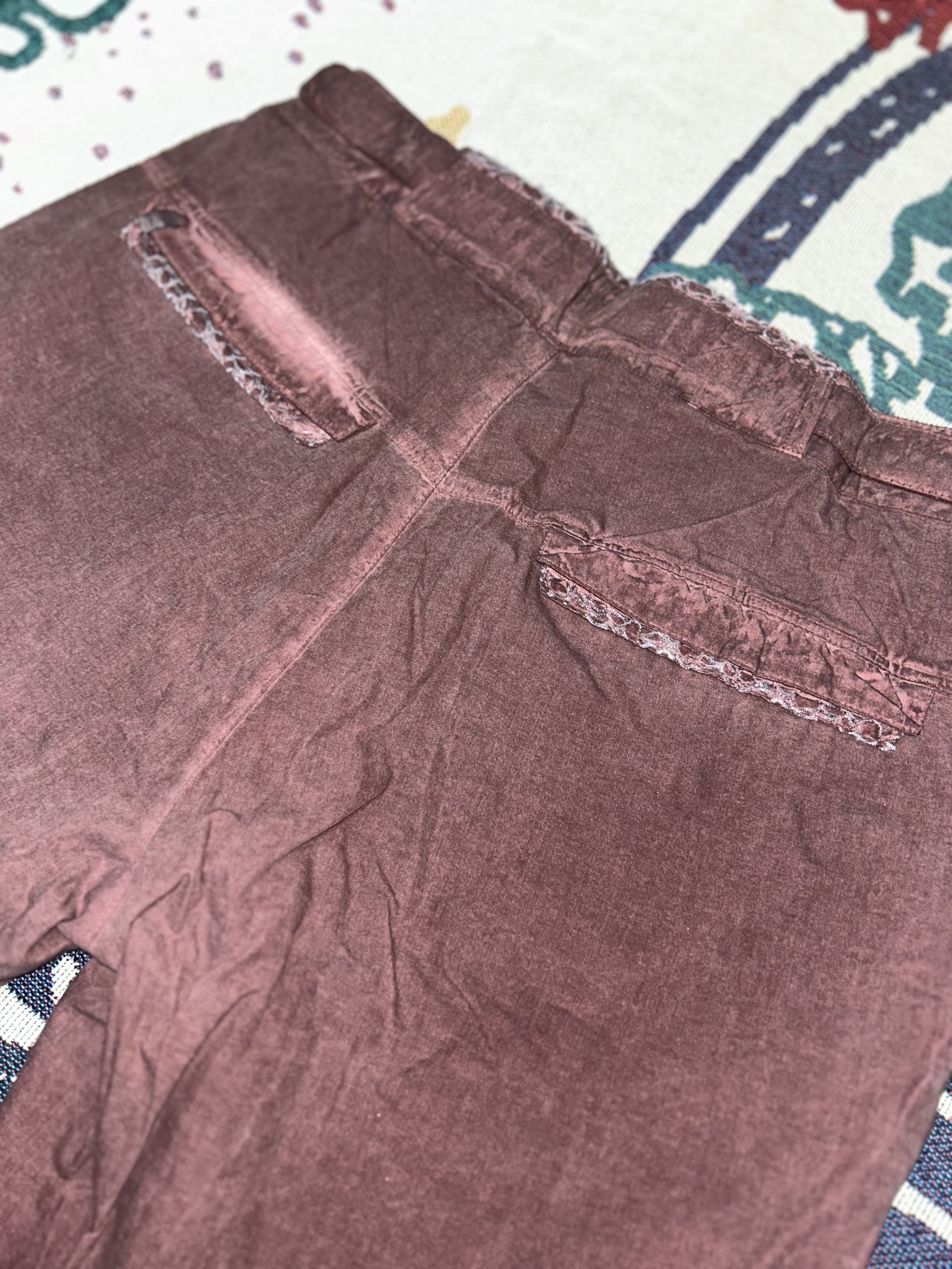 Xlim Ep.3 01 Trouser Burgundy 착용 스타일 - 6