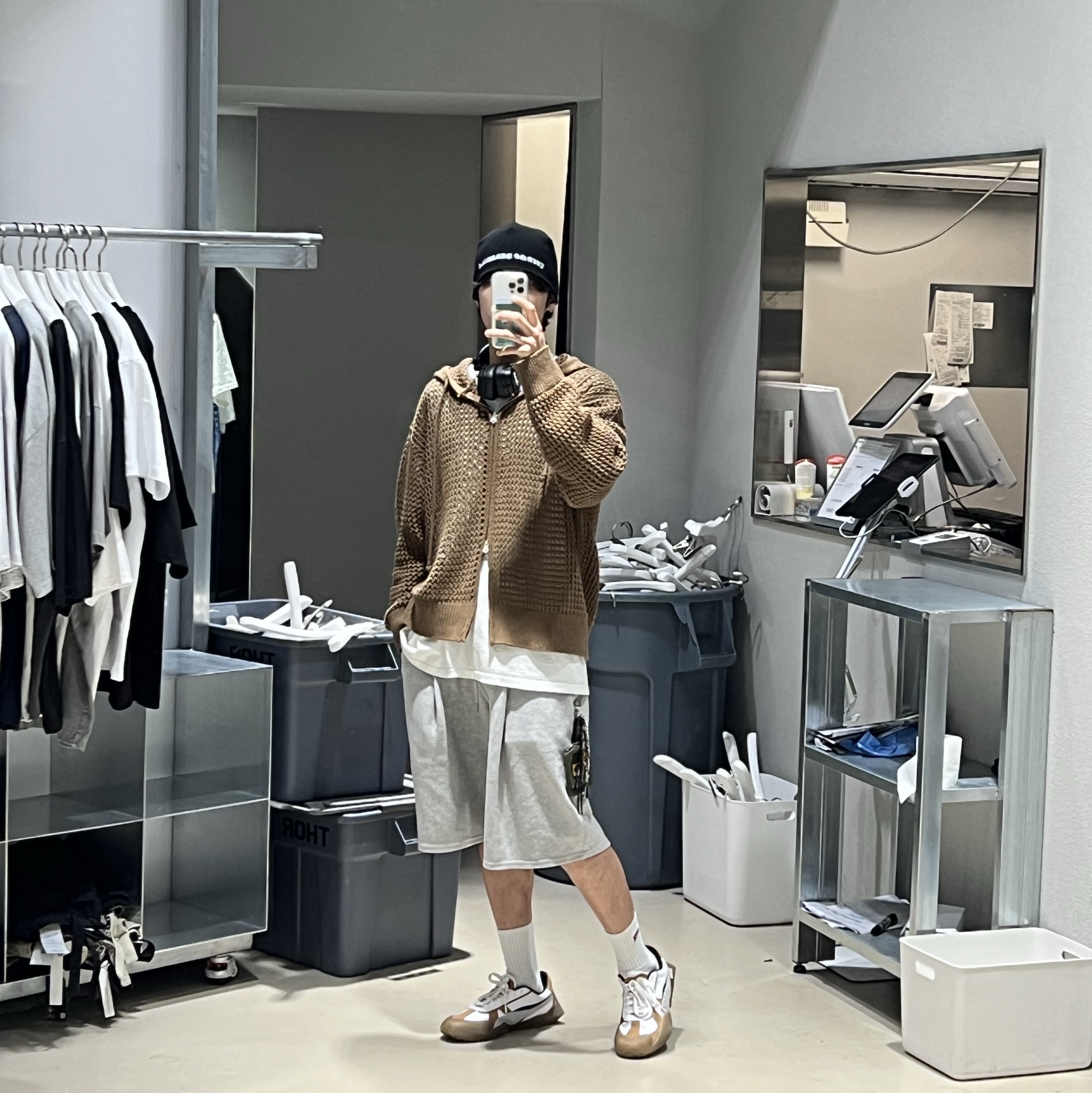 Puma Vaderon White Gum 착용 스타일
