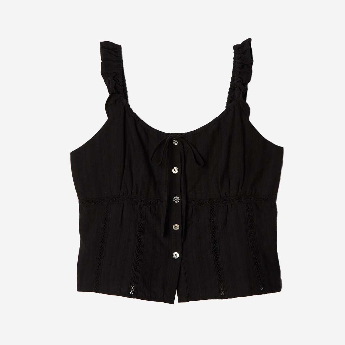 Dunst Sleeveless Blouse Black 상세 이미지 1