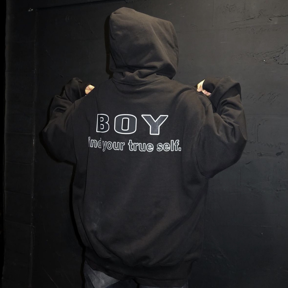 Civision by CSC Cycle Hoodie Zip-Up Grey, Civision by CSC Good Boy Hoodie Black 착용 스타일 - 2